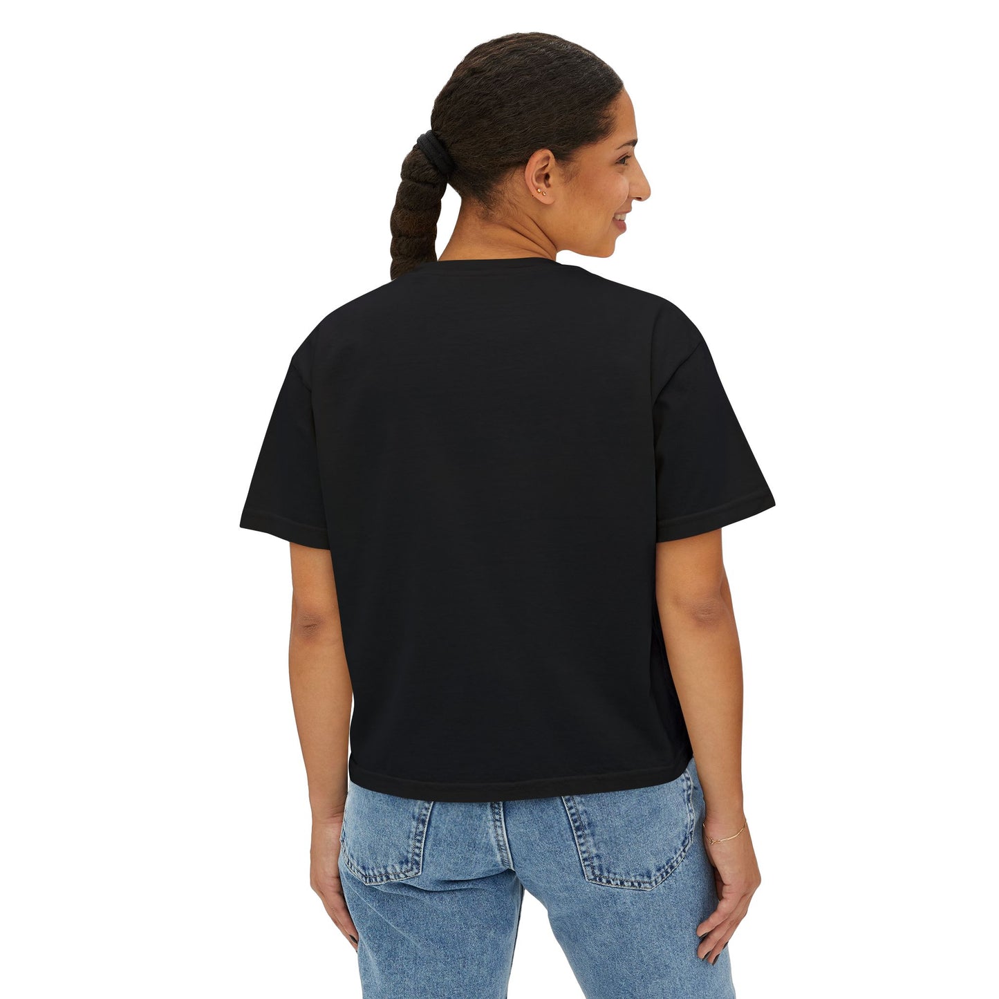 LAGUVI Chic Women's Boxy Tee, Stylish Graphic Top, Trendy Summer Shirt, Casual Everyday Wear, Fashionable Gift for Her
