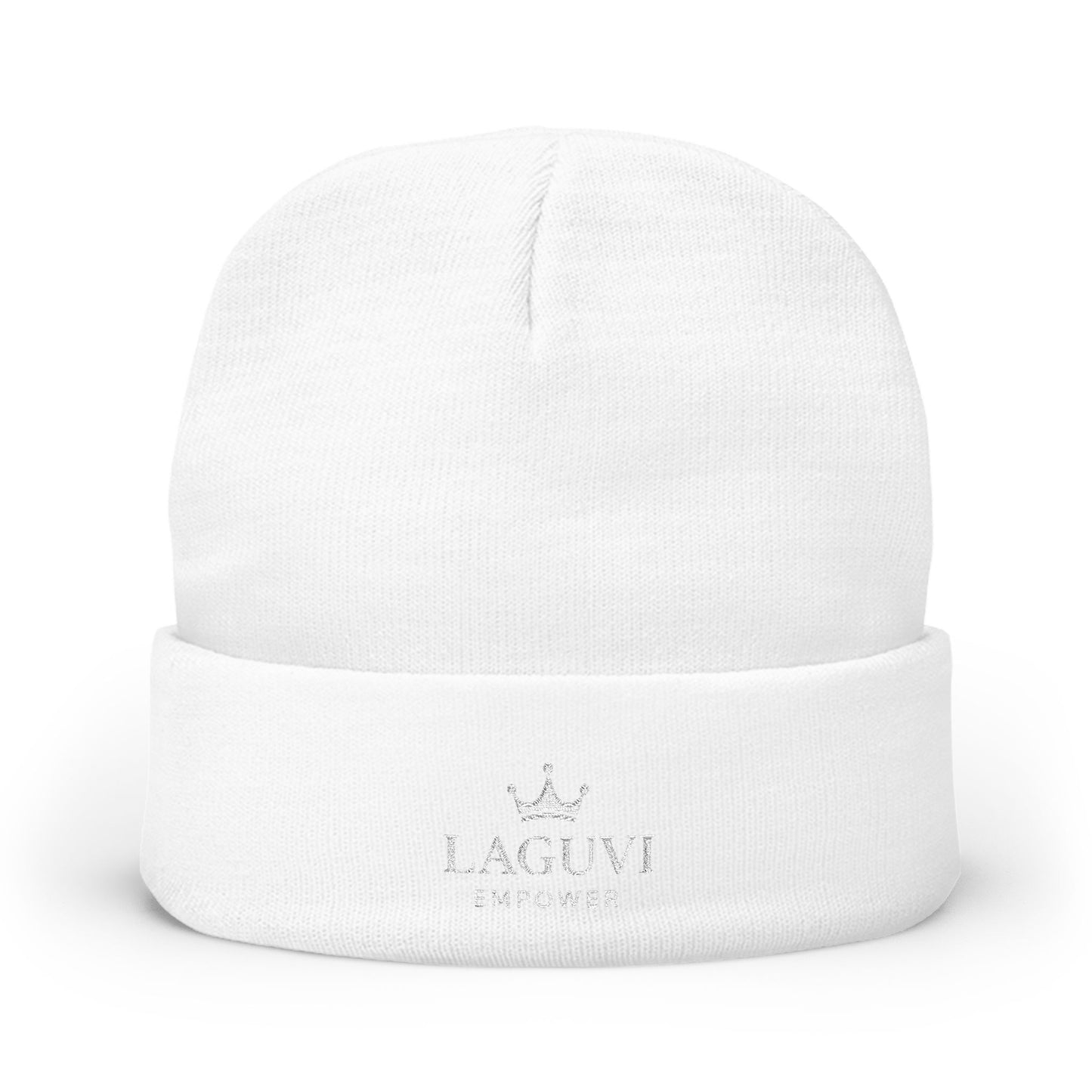 LAGUVI Cozy Embroidered Knit LAGUVI Beanie, Winter Hat, Stylish Accessories, Gifts for Him/Her, Outdoor Fashion, Custom Beanie