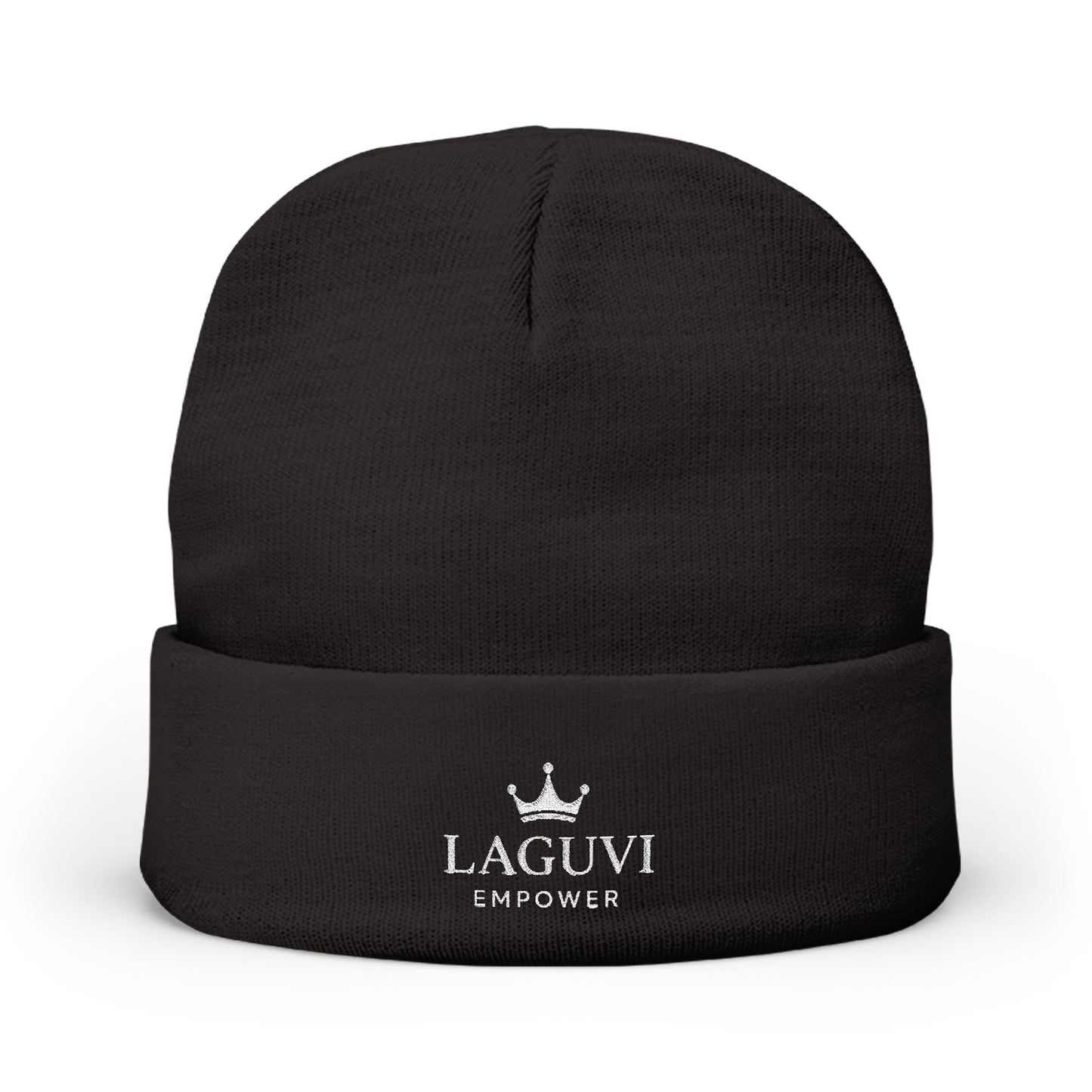 LAGUVI Cozy Embroidered Knit LAGUVI Beanie, Winter Hat, Stylish Accessories, Gifts for Him/Her, Outdoor Fashion, Custom Beanie