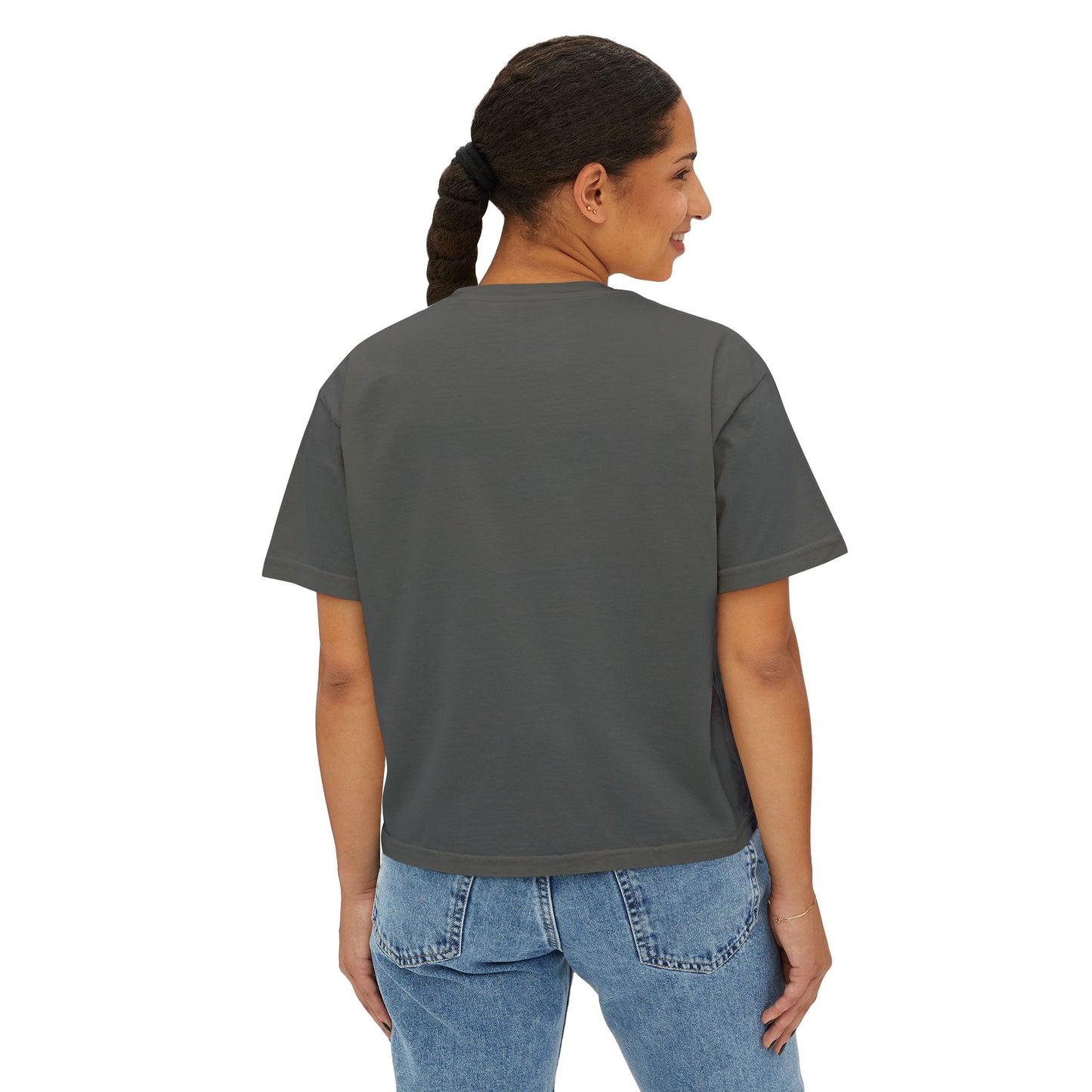 LAGUVI Chic Women's Boxy Tee, Stylish Graphic Top, Trendy Summer Shirt, Casual Everyday Wear, Fashionable Gift for Her