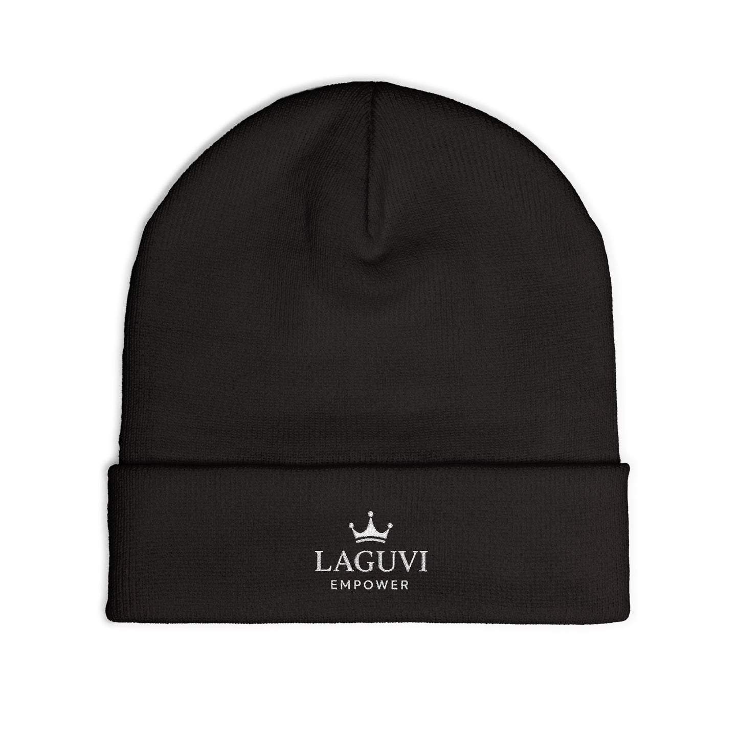 LAGUVI Cozy Embroidered Knit LAGUVI Beanie, Winter Hat, Stylish Accessories, Gifts for Him/Her, Outdoor Fashion, Custom Beanie