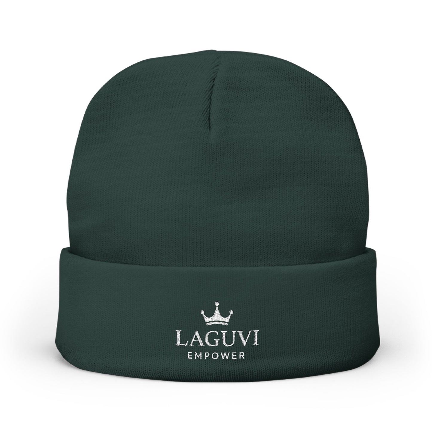 LAGUVI Cozy Embroidered Knit LAGUVI Beanie, Winter Hat, Stylish Accessories, Gifts for Him/Her, Outdoor Fashion, Custom Beanie