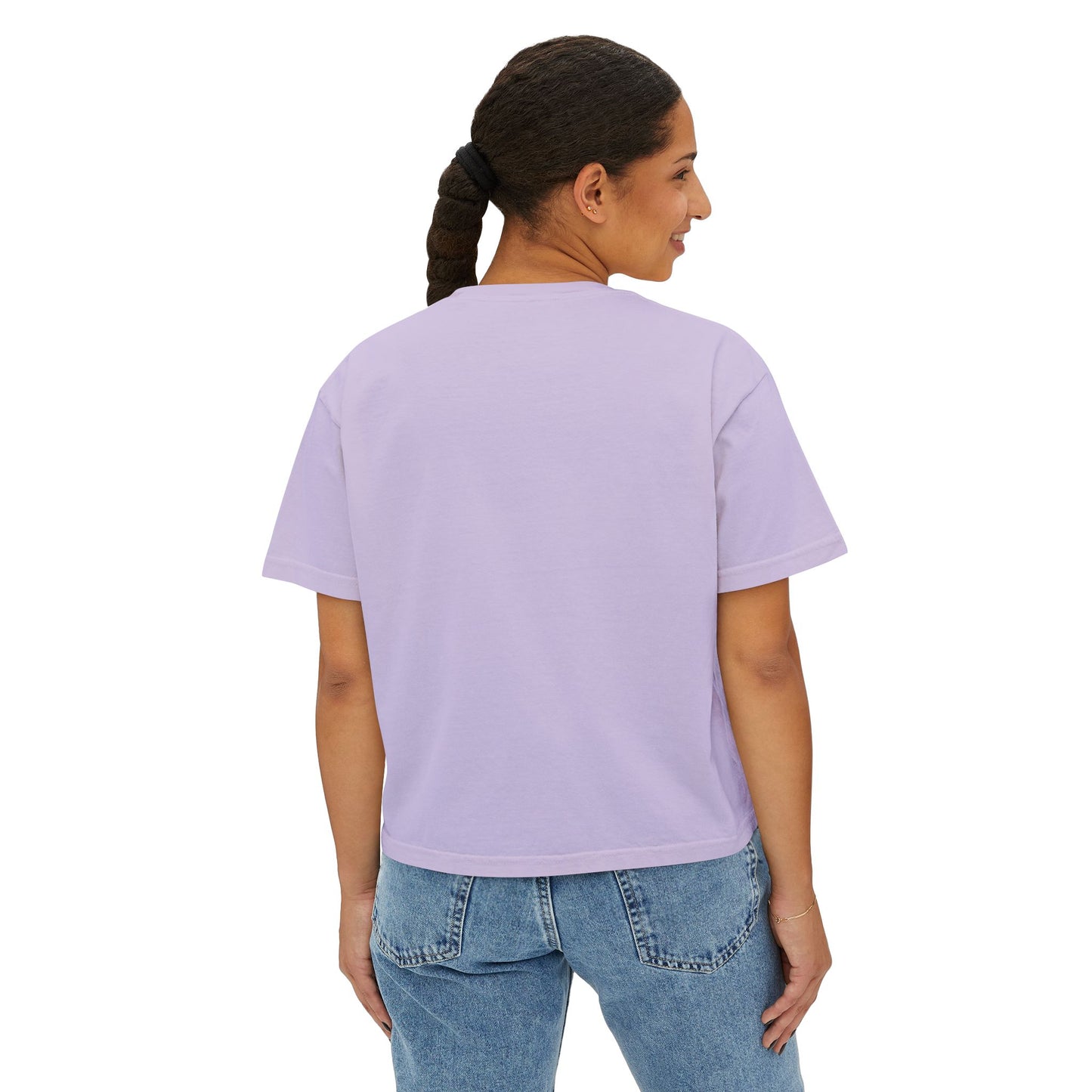 LAGUVI Chic Women's Boxy Tee, Stylish Graphic Top, Trendy Summer Shirt, Casual Everyday Wear, Fashionable Gift for Her