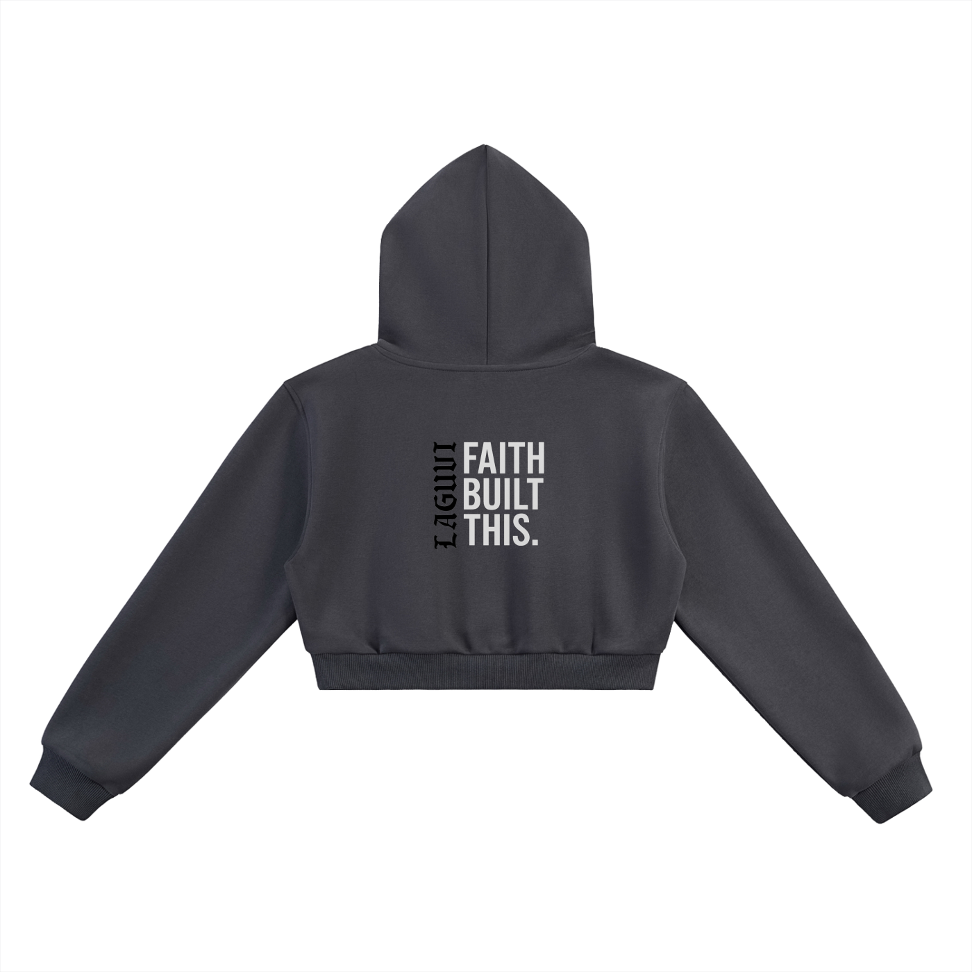 LAGUVI Essential Cropped Hoodie