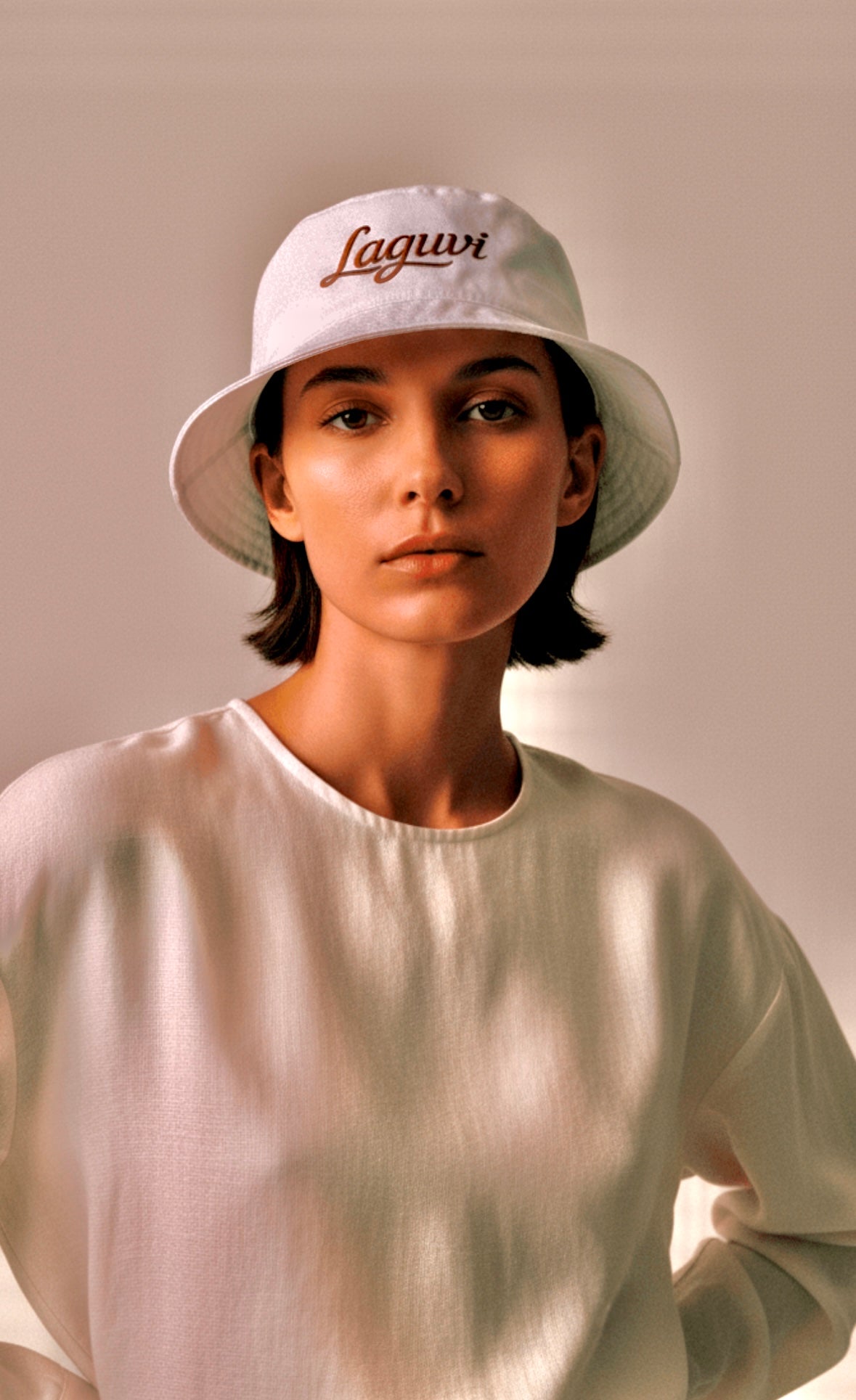 LAGUVI Stylish Embroidered Bucket Hat | Unisex Fashion Accessory, Summer Wear, Festival Gear, Beach Hat, Gift for Him/Her