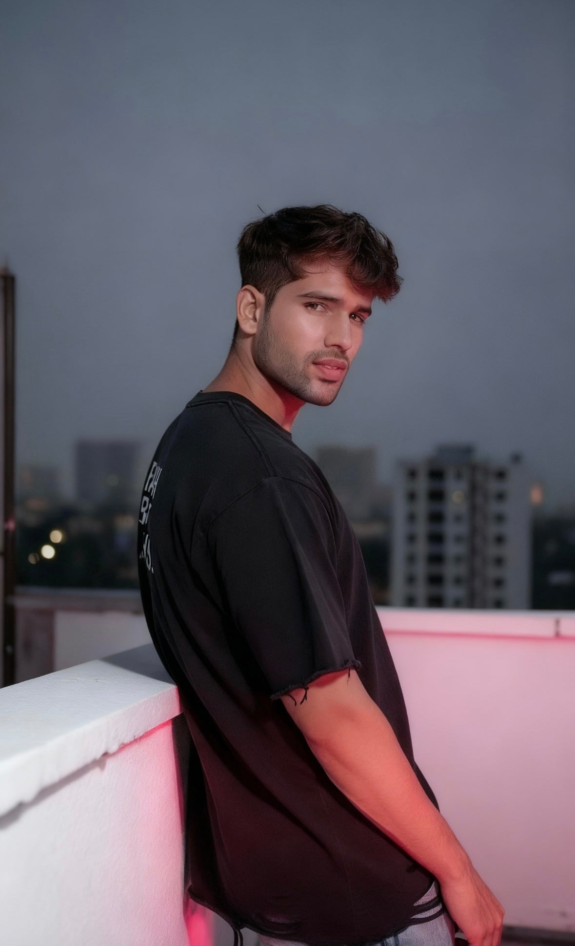 Snow Washed Raw-Hem T-Shirt ( unisex )