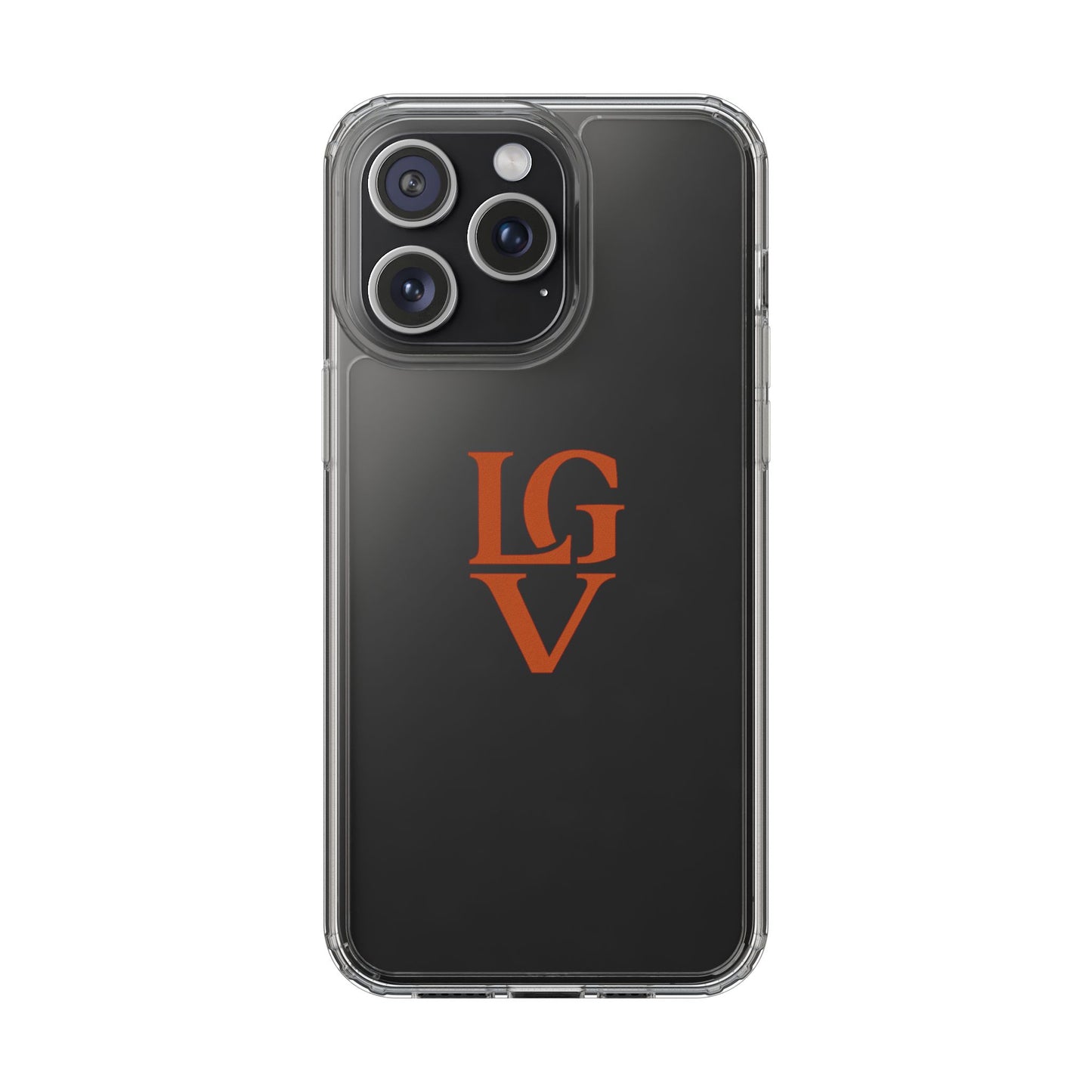 Personalized Clear Phone Case with Custom Logo, Stylish Protective Cover, Monogrammed Cell Phone Sleeve, Unique Gift Idea for Any Occasion