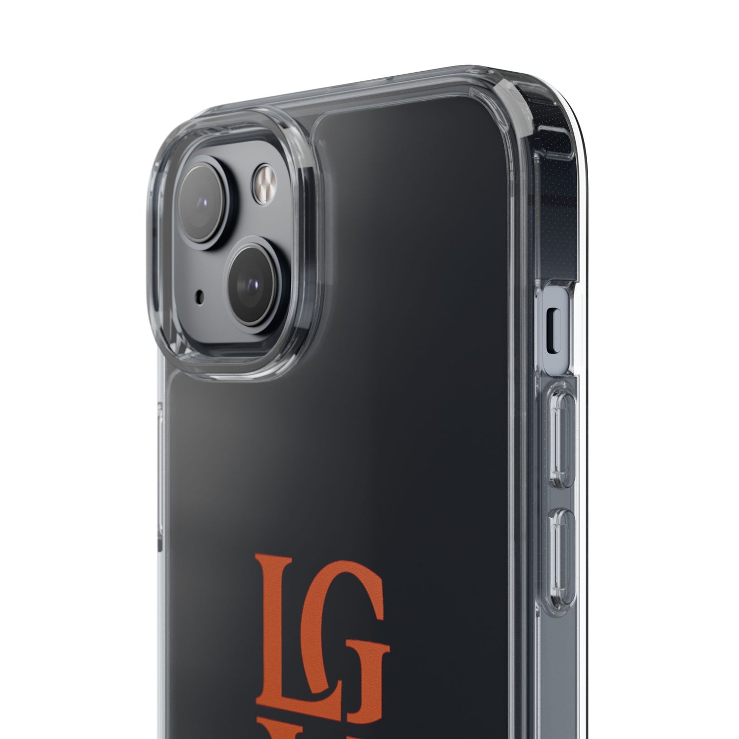 Personalized Clear Phone Case with Custom Logo, Stylish Protective Cover, Monogrammed Cell Phone Sleeve, Unique Gift Idea for Any Occasion