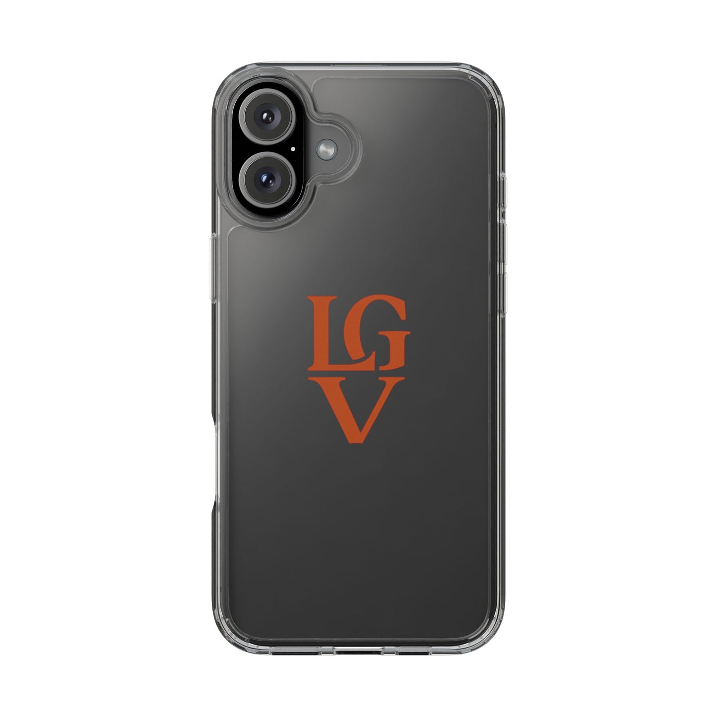 Personalized Clear Phone Case with Custom Logo, Stylish Protective Cover, Monogrammed Cell Phone Sleeve, Unique Gift Idea for Any Occasion