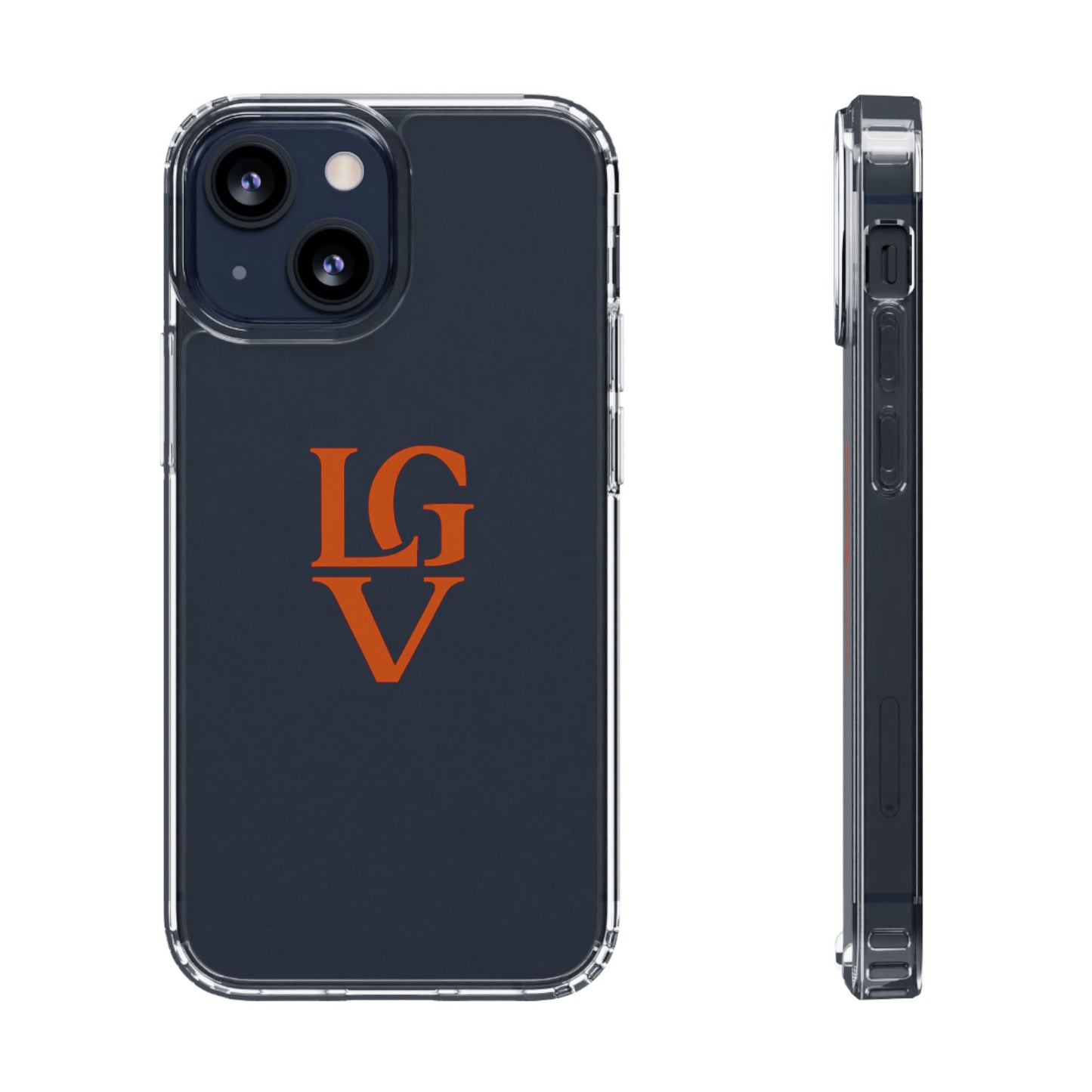 Personalized Clear Phone Case with Custom Logo, Stylish Protective Cover, Monogrammed Cell Phone Sleeve, Unique Gift Idea for Any Occasion
