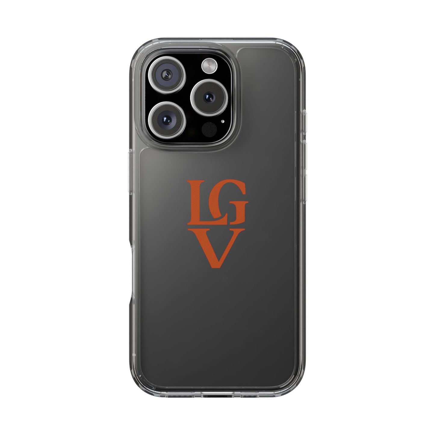 Personalized Clear Phone Case with Custom Logo, Stylish Protective Cover, Monogrammed Cell Phone Sleeve, Unique Gift Idea for Any Occasion