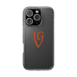 Personalized Clear Phone Case with Custom Logo, Stylish Protective Cover, Monogrammed Cell Phone Sleeve, Unique Gift Idea for Any Occasion
