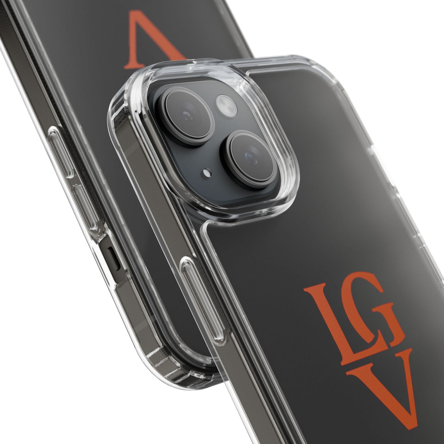 Personalized Clear Phone Case with Custom Logo, Stylish Protective Cover, Monogrammed Cell Phone Sleeve, Unique Gift Idea for Any Occasion