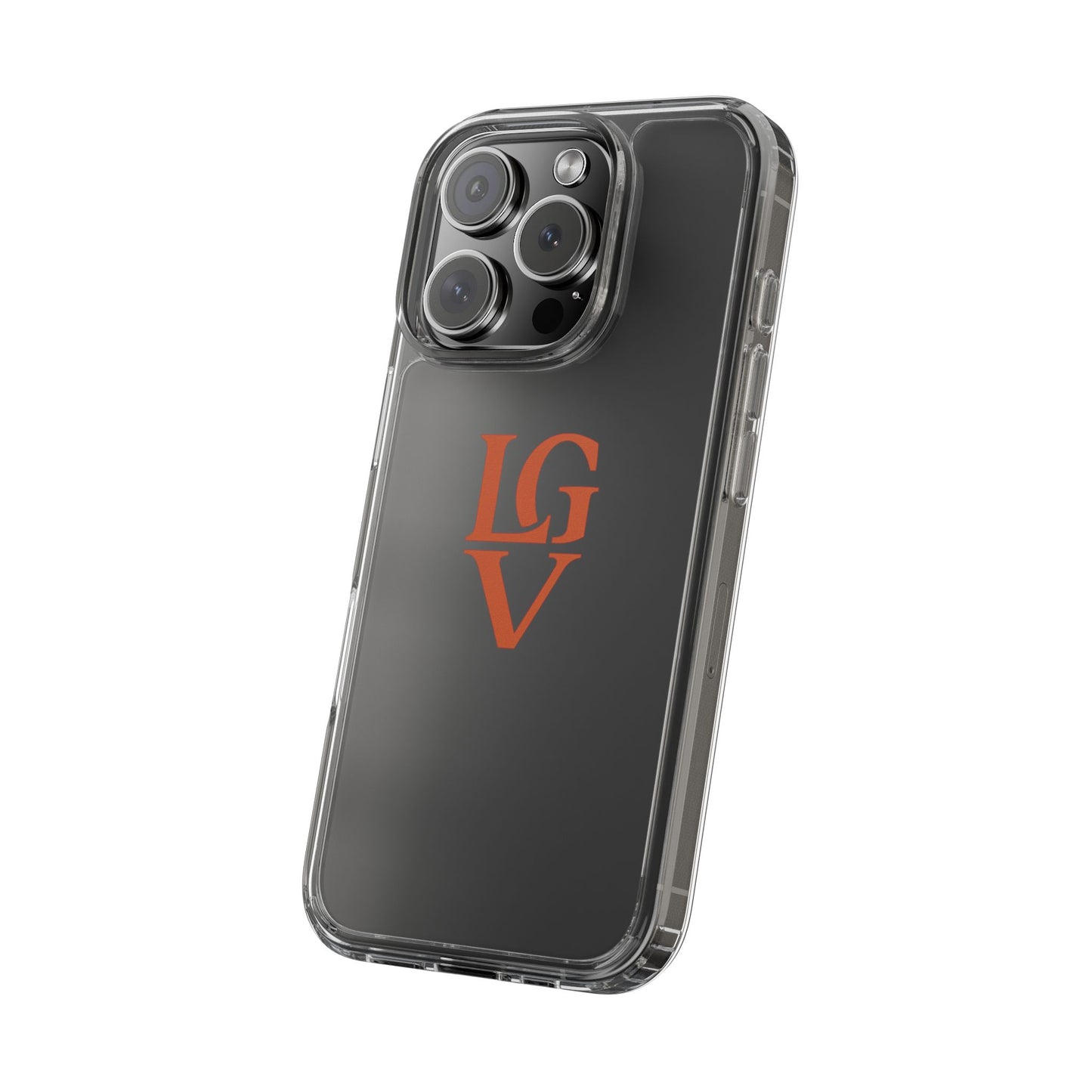 Personalized Clear Phone Case with Custom Logo, Stylish Protective Cover, Monogrammed Cell Phone Sleeve, Unique Gift Idea for Any Occasion