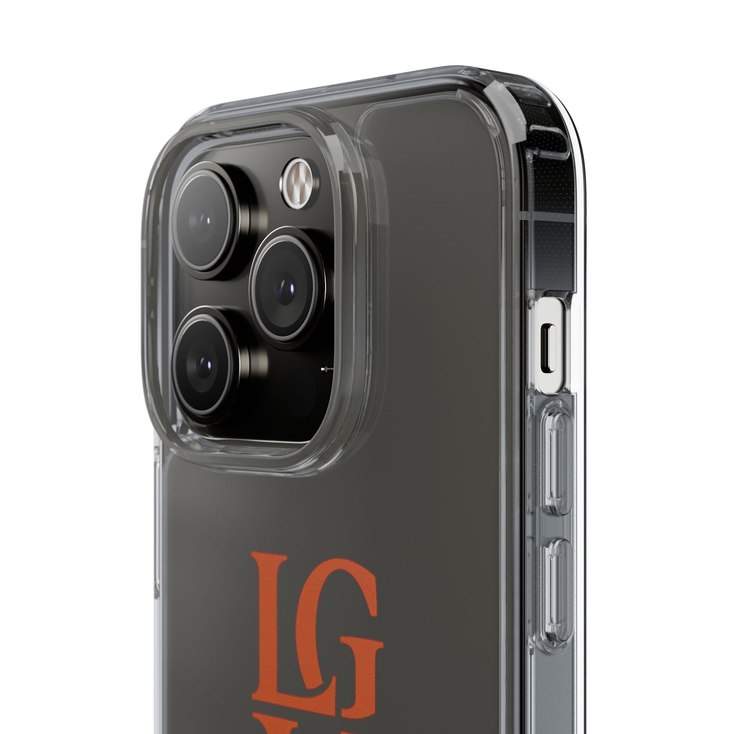 Personalized Clear Phone Case with Custom Logo, Stylish Protective Cover, Monogrammed Cell Phone Sleeve, Unique Gift Idea for Any Occasion