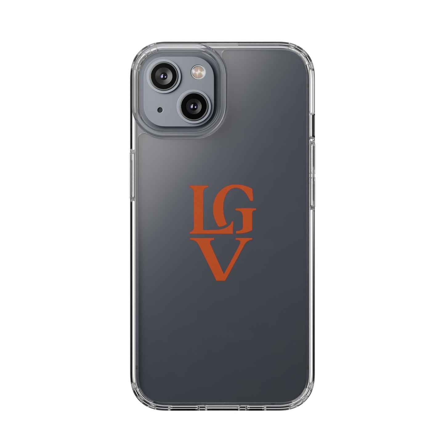Personalized Clear Phone Case with Custom Logo, Stylish Protective Cover, Monogrammed Cell Phone Sleeve, Unique Gift Idea for Any Occasion