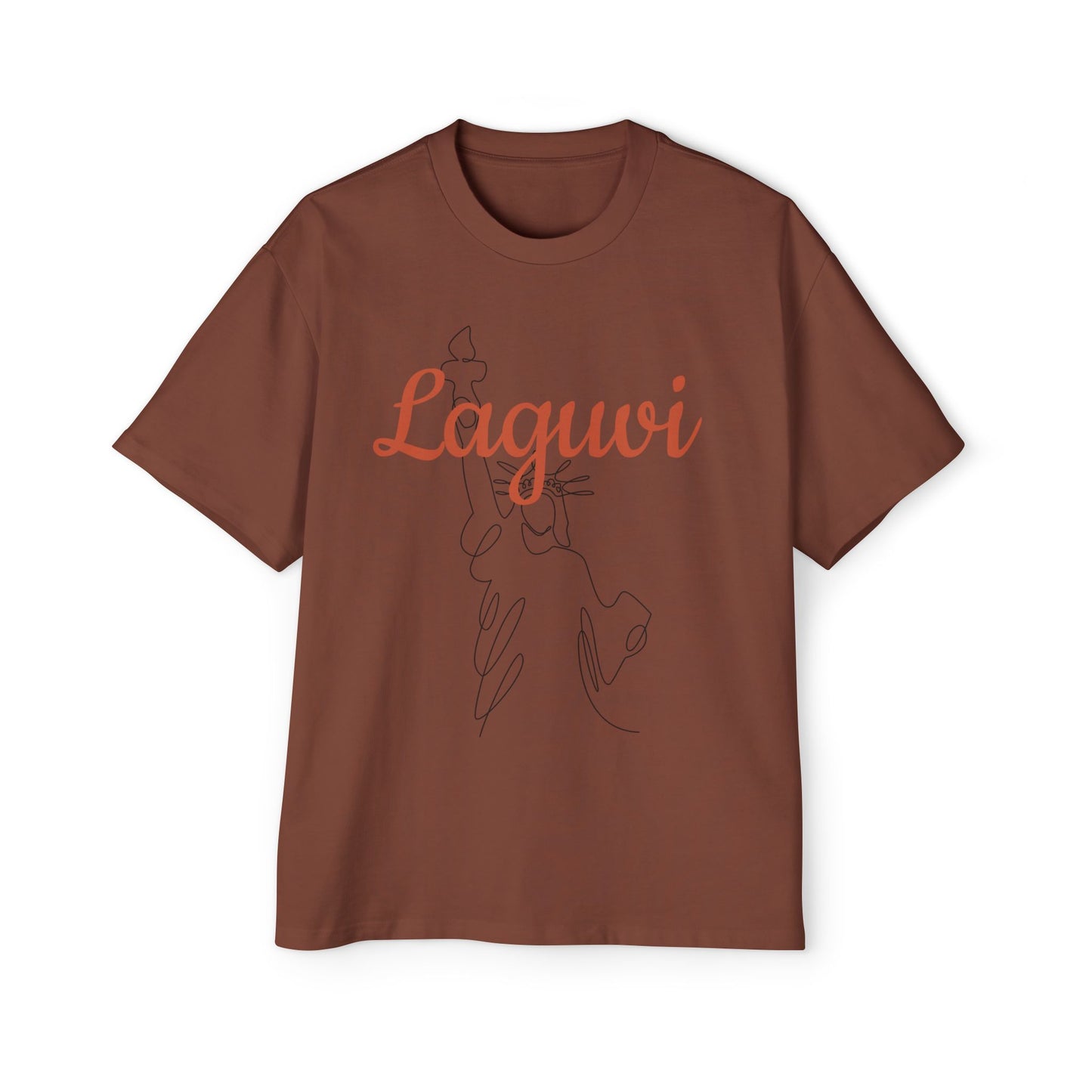LAGUVI Stylish Oversized Men’s Tee - Graphic Streetwear, Casual Gift, Summer Fashion, Unique Trendy Tee, Comfortable Daily Wear