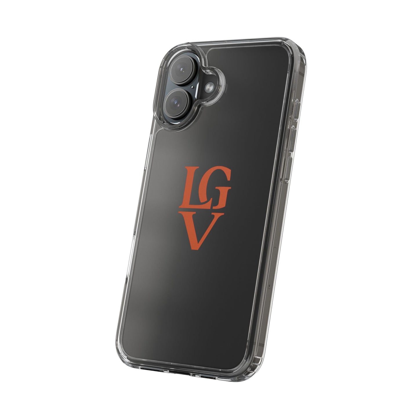 Personalized Clear Phone Case with Custom Logo, Stylish Protective Cover, Monogrammed Cell Phone Sleeve, Unique Gift Idea for Any Occasion