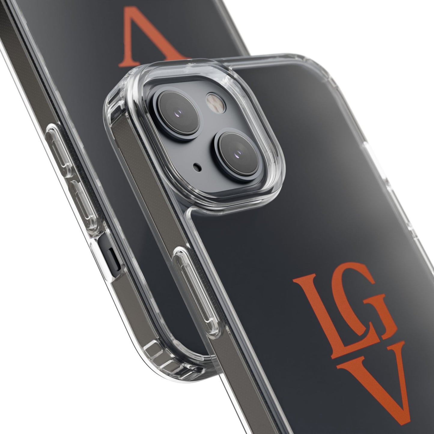 Personalized Clear Phone Case with Custom Logo, Stylish Protective Cover, Monogrammed Cell Phone Sleeve, Unique Gift Idea for Any Occasion