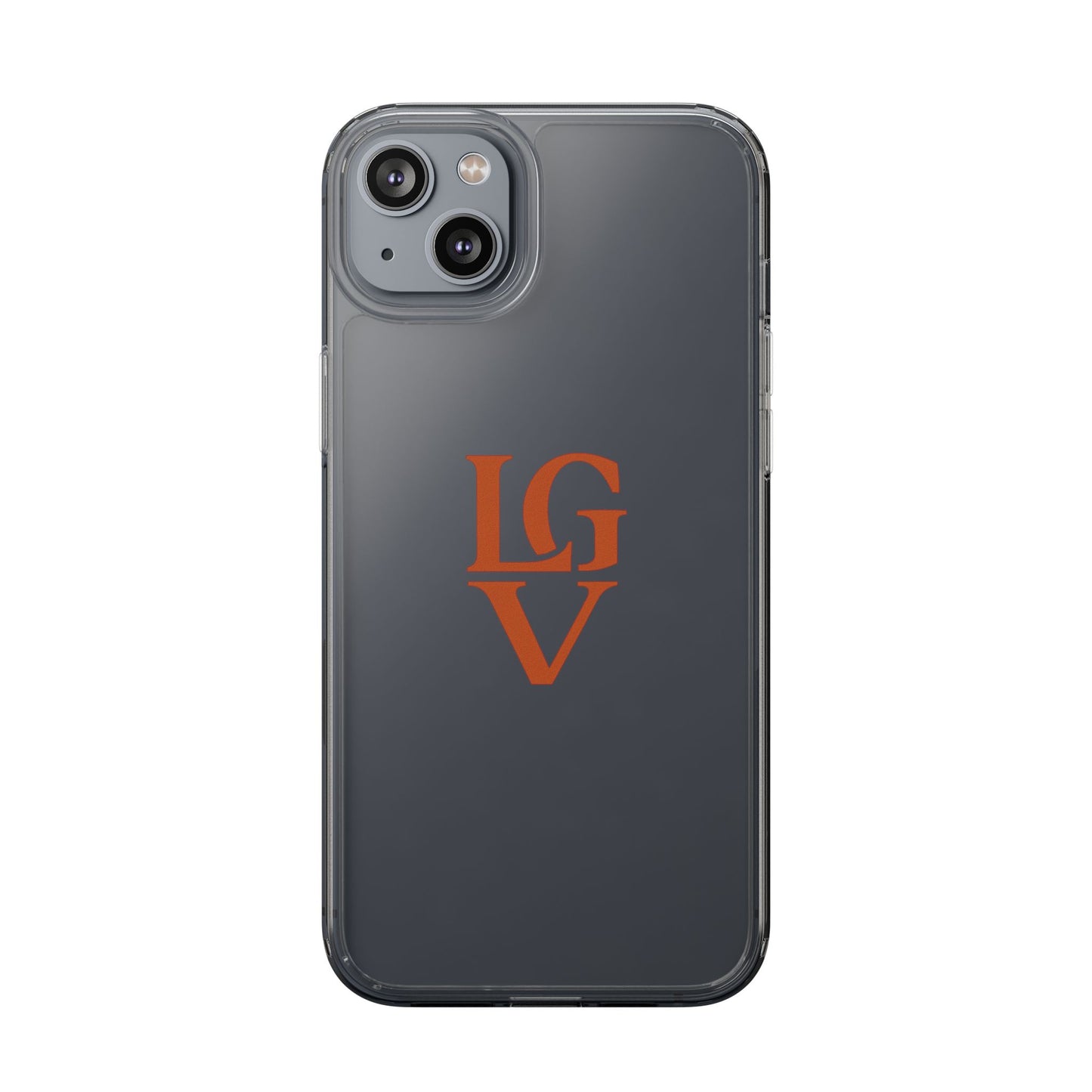 Personalized Clear Phone Case with Custom Logo, Stylish Protective Cover, Monogrammed Cell Phone Sleeve, Unique Gift Idea for Any Occasion