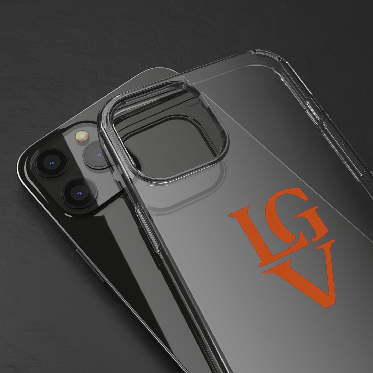 Personalized Clear Phone Case with Custom Logo, Stylish Protective Cover, Monogrammed Cell Phone Sleeve, Unique Gift Idea for Any Occasion