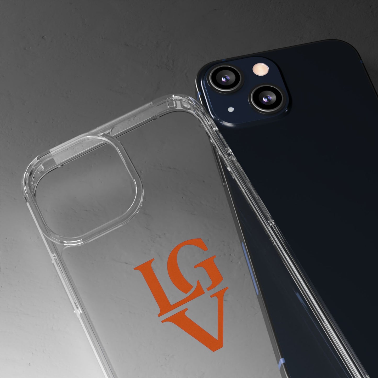 Personalized Clear Phone Case with Custom Logo, Stylish Protective Cover, Monogrammed Cell Phone Sleeve, Unique Gift Idea for Any Occasion