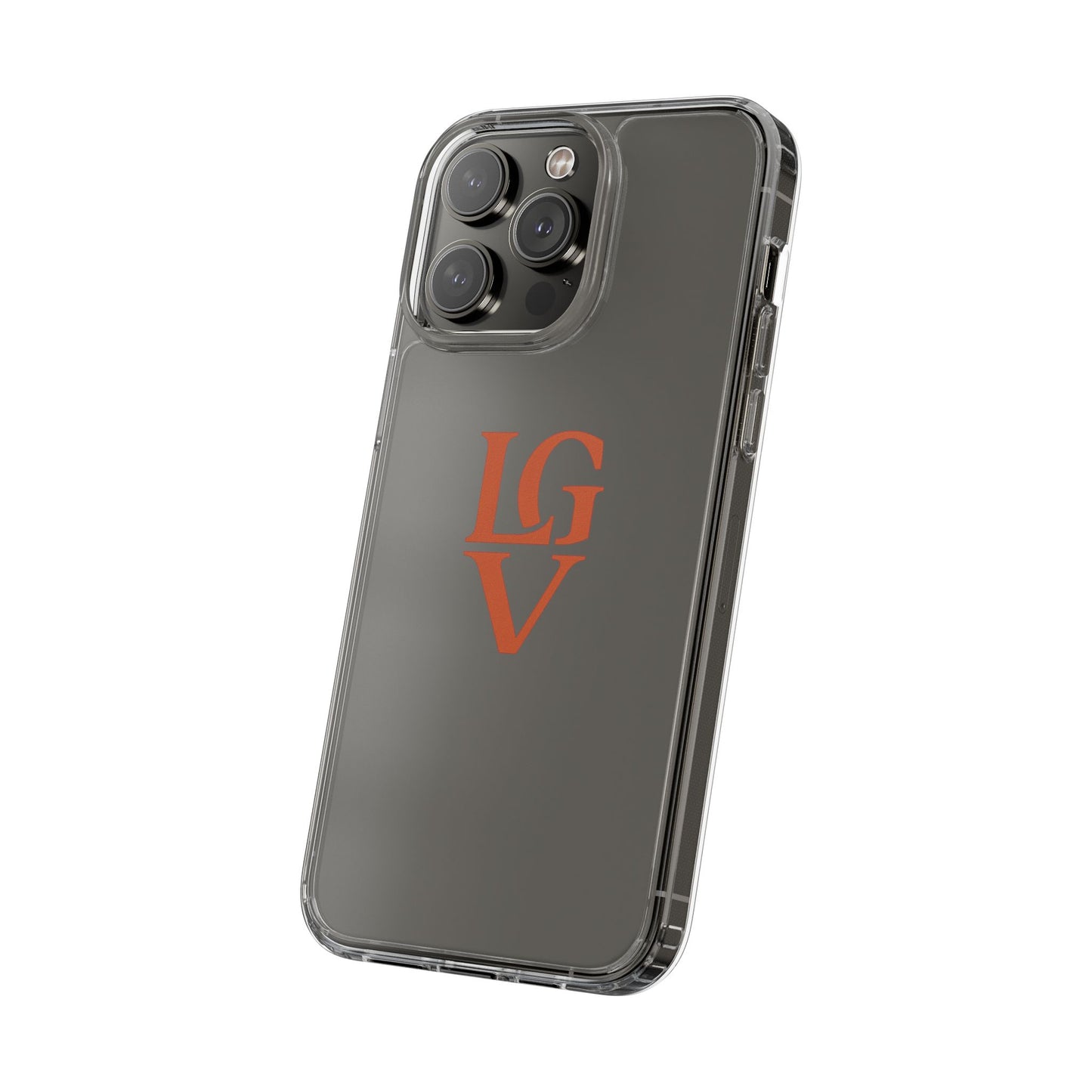 Personalized Clear Phone Case with Custom Logo, Stylish Protective Cover, Monogrammed Cell Phone Sleeve, Unique Gift Idea for Any Occasion