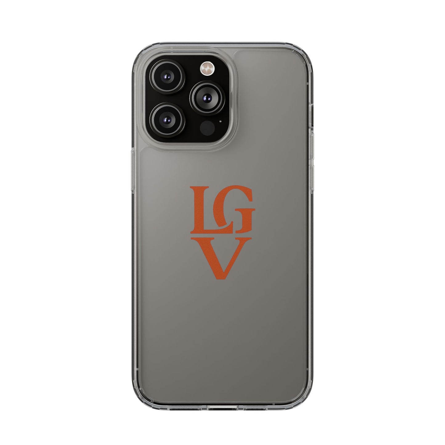 Personalized Clear Phone Case with Custom Logo, Stylish Protective Cover, Monogrammed Cell Phone Sleeve, Unique Gift Idea for Any Occasion