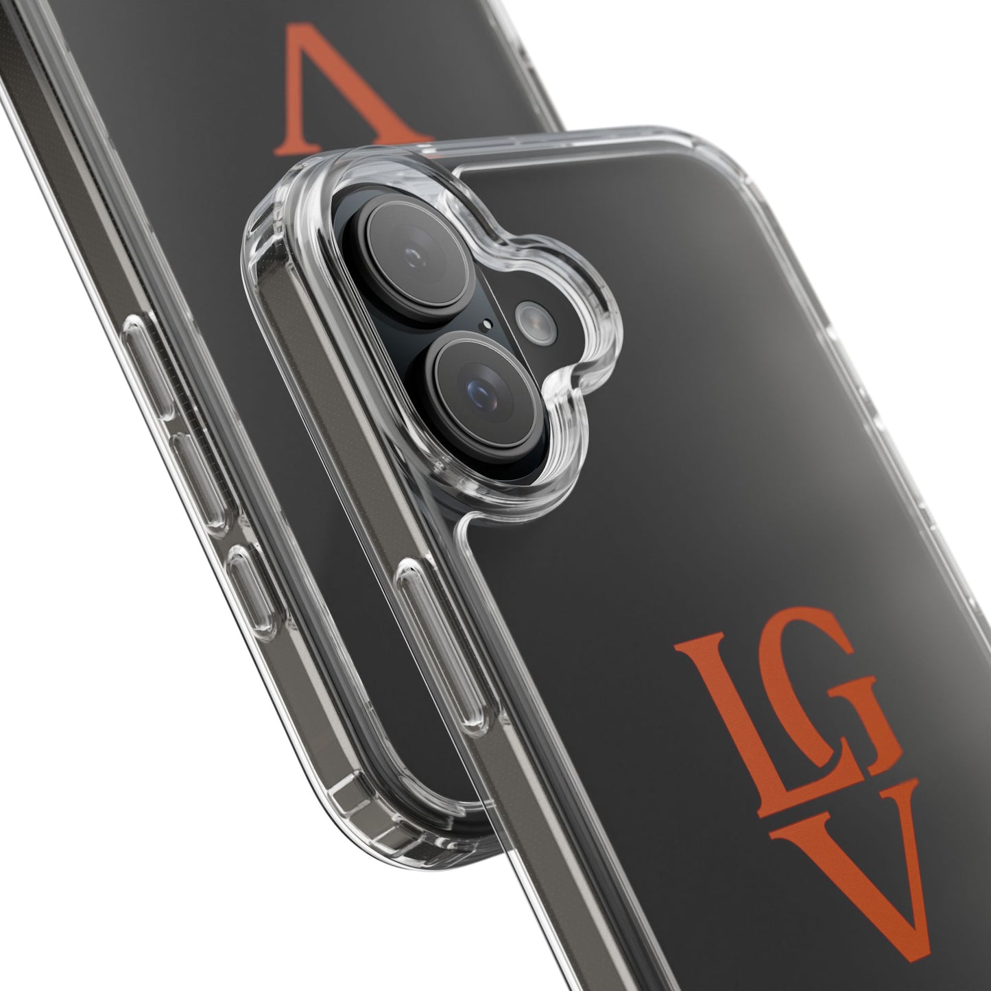 Personalized Clear Phone Case with Custom Logo, Stylish Protective Cover, Monogrammed Cell Phone Sleeve, Unique Gift Idea for Any Occasion