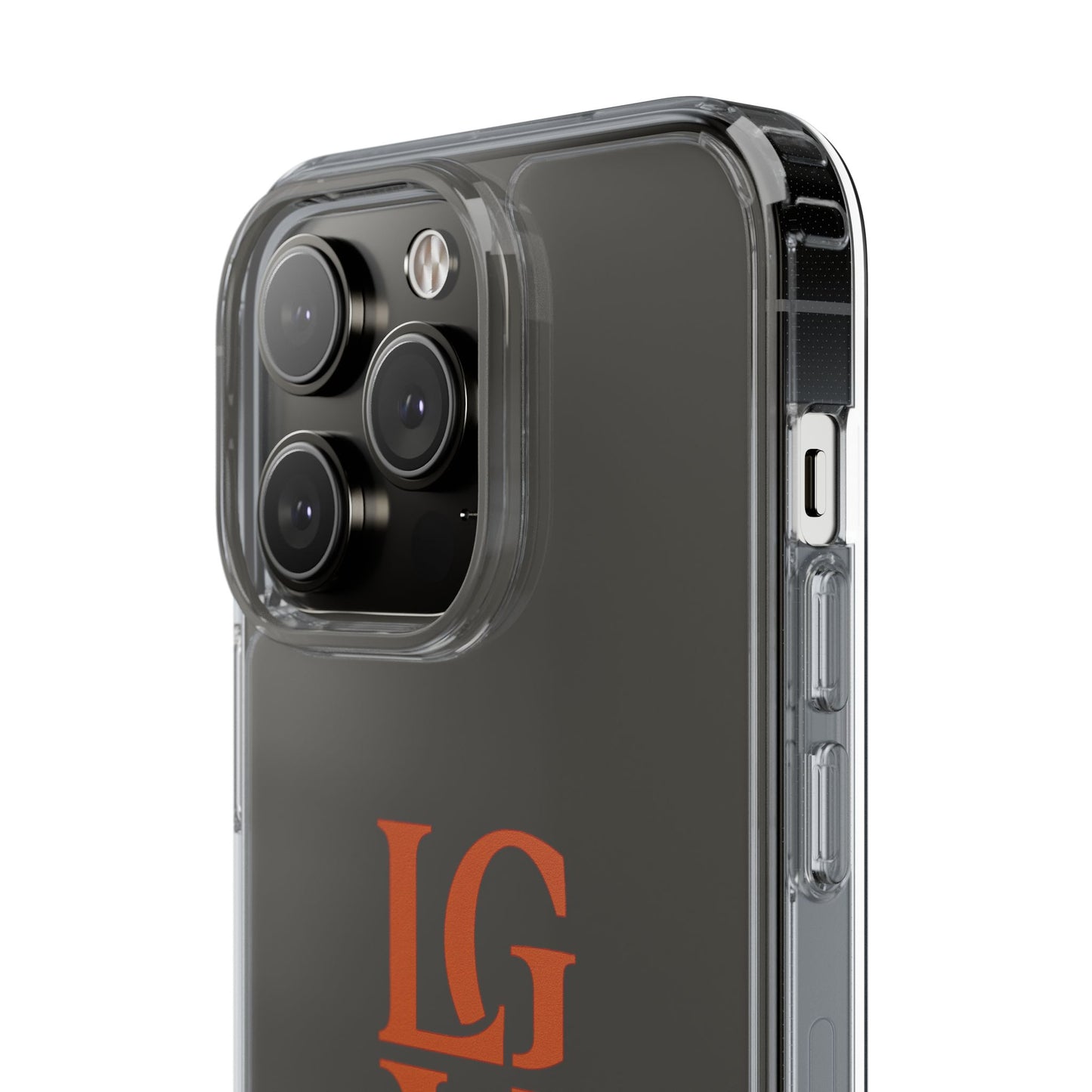 Personalized Clear Phone Case with Custom Logo, Stylish Protective Cover, Monogrammed Cell Phone Sleeve, Unique Gift Idea for Any Occasion