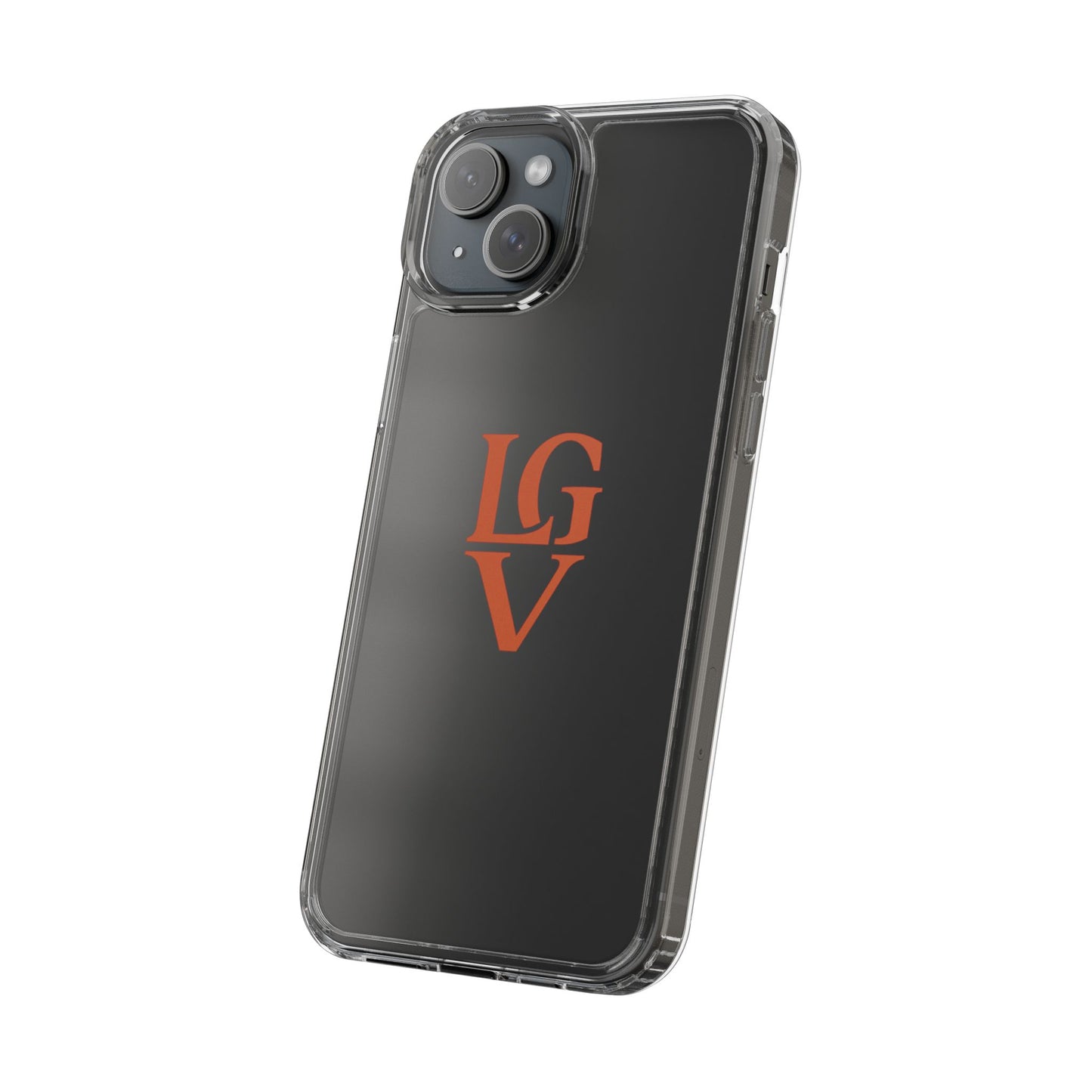 Personalized Clear Phone Case with Custom Logo, Stylish Protective Cover, Monogrammed Cell Phone Sleeve, Unique Gift Idea for Any Occasion