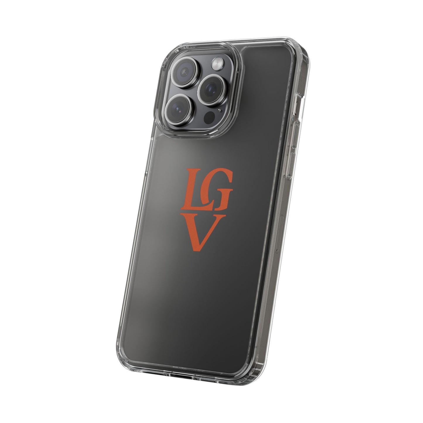Personalized Clear Phone Case with Custom Logo, Stylish Protective Cover, Monogrammed Cell Phone Sleeve, Unique Gift Idea for Any Occasion