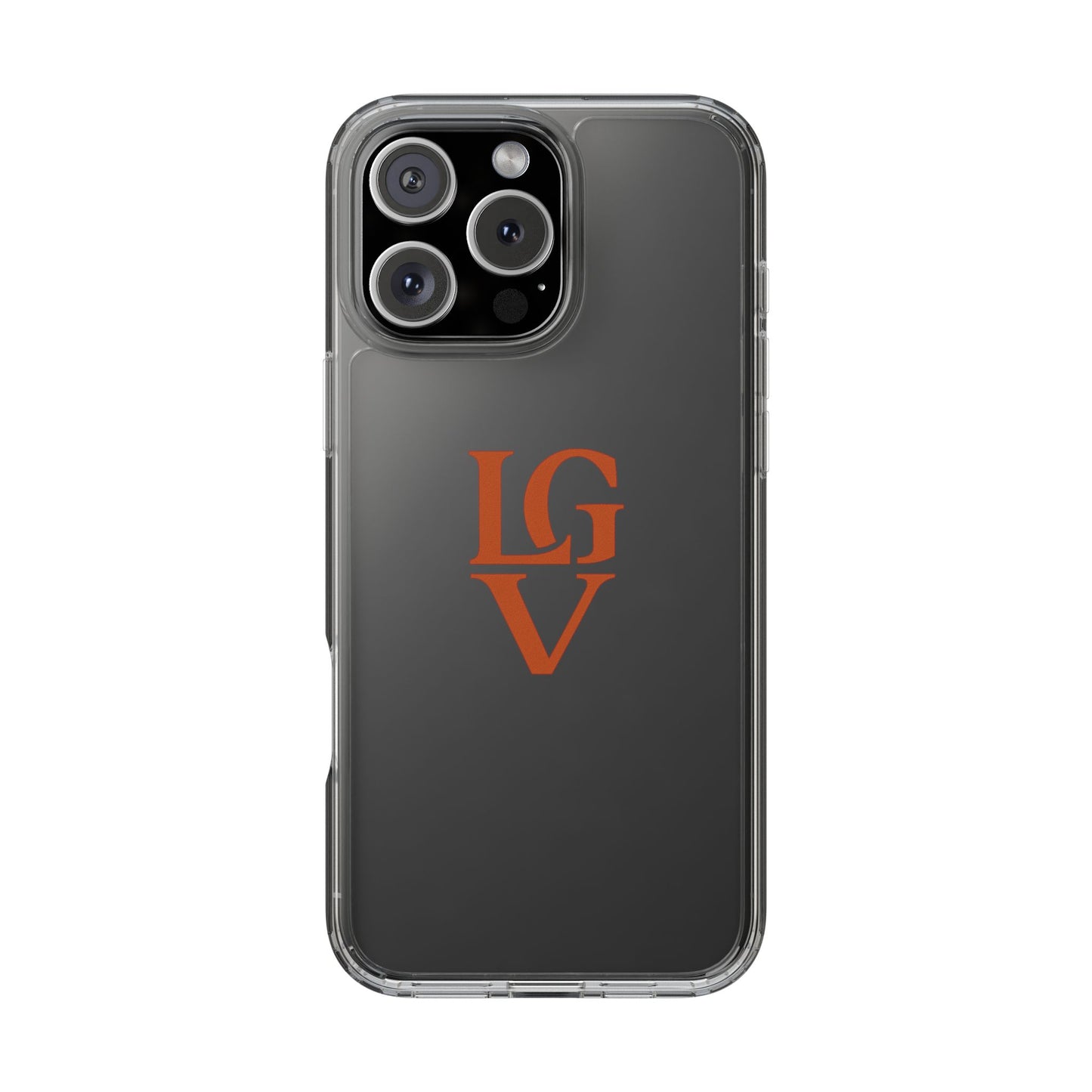 Personalized Clear Phone Case with Custom Logo, Stylish Protective Cover, Monogrammed Cell Phone Sleeve, Unique Gift Idea for Any Occasion