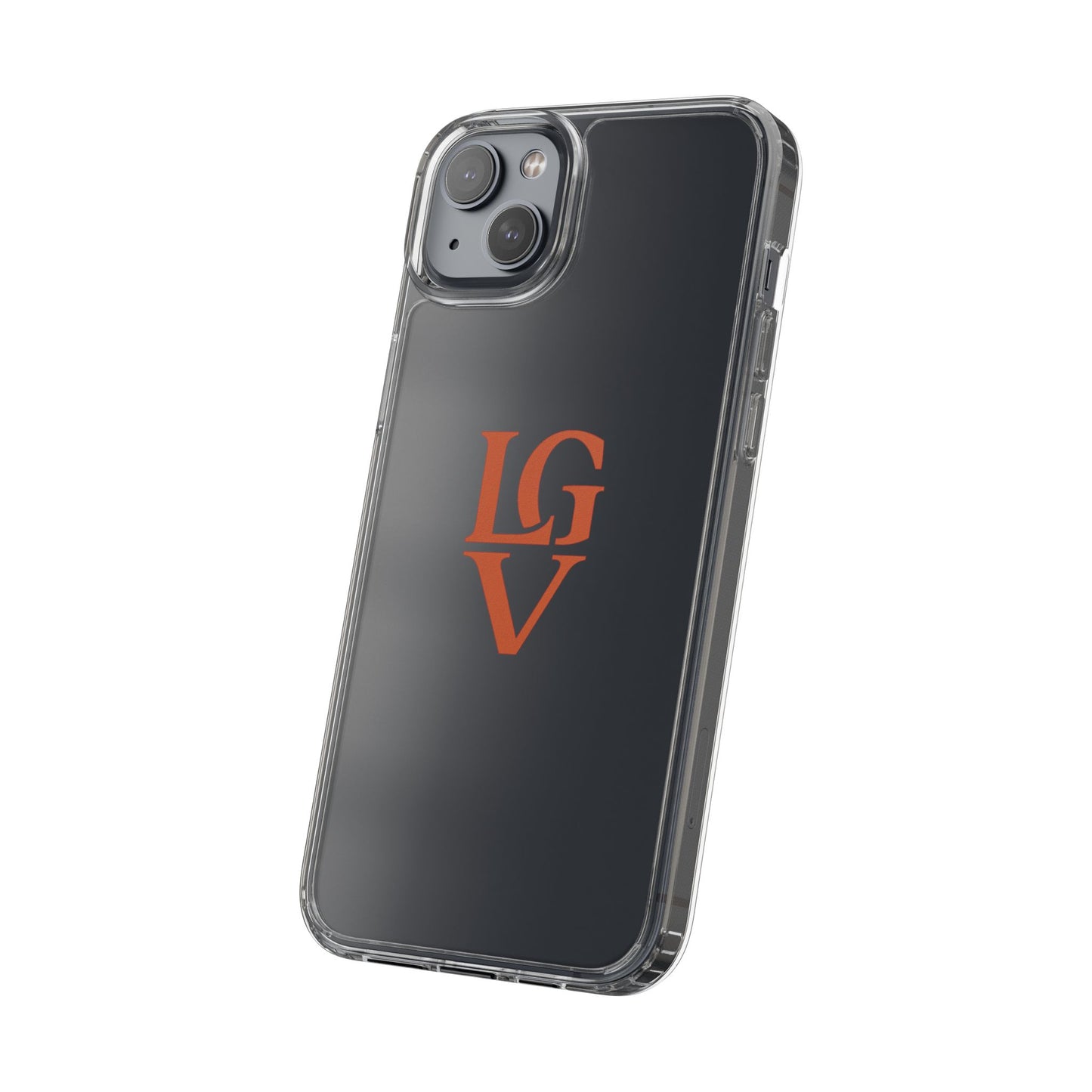 Personalized Clear Phone Case with Custom Logo, Stylish Protective Cover, Monogrammed Cell Phone Sleeve, Unique Gift Idea for Any Occasion