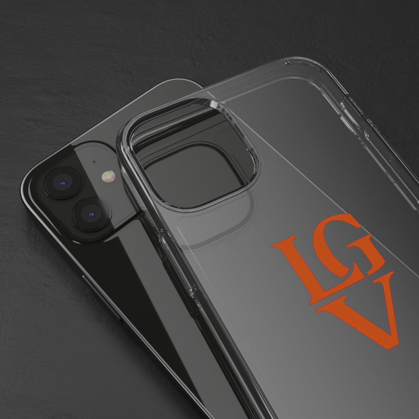 Personalized Clear Phone Case with Custom Logo, Stylish Protective Cover, Monogrammed Cell Phone Sleeve, Unique Gift Idea for Any Occasion