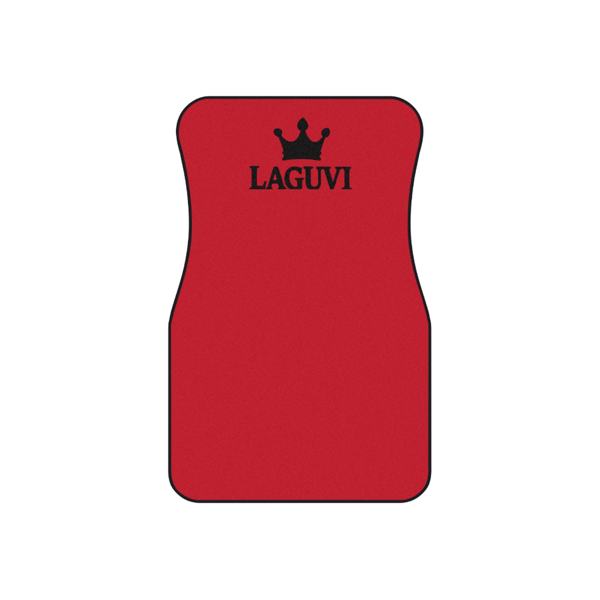 LAGUVI Luxurious Red Car Mats Set of 4, Stylish Car Accessories, Custom Floor Mats, Gift for Car Lovers, Premium Vehicle Decor