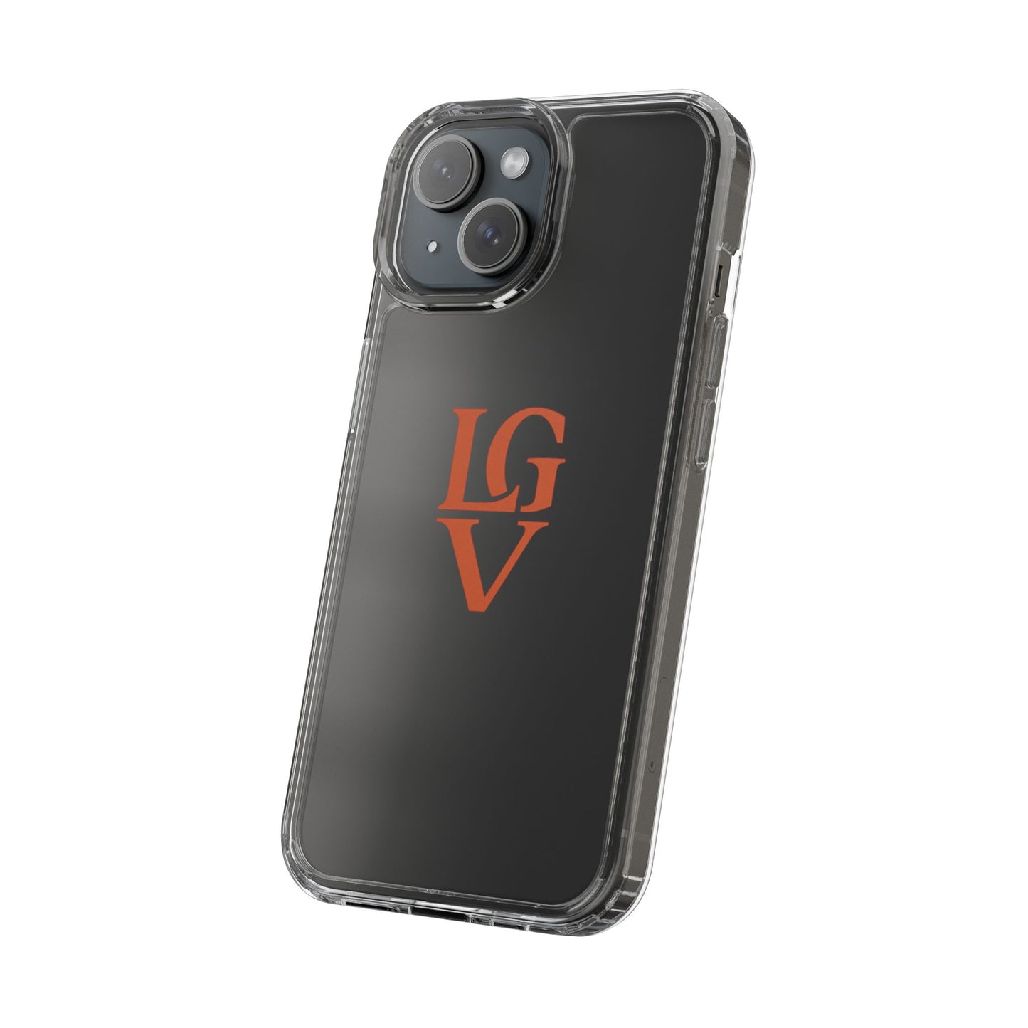 Personalized Clear Phone Case with Custom Logo, Stylish Protective Cover, Monogrammed Cell Phone Sleeve, Unique Gift Idea for Any Occasion