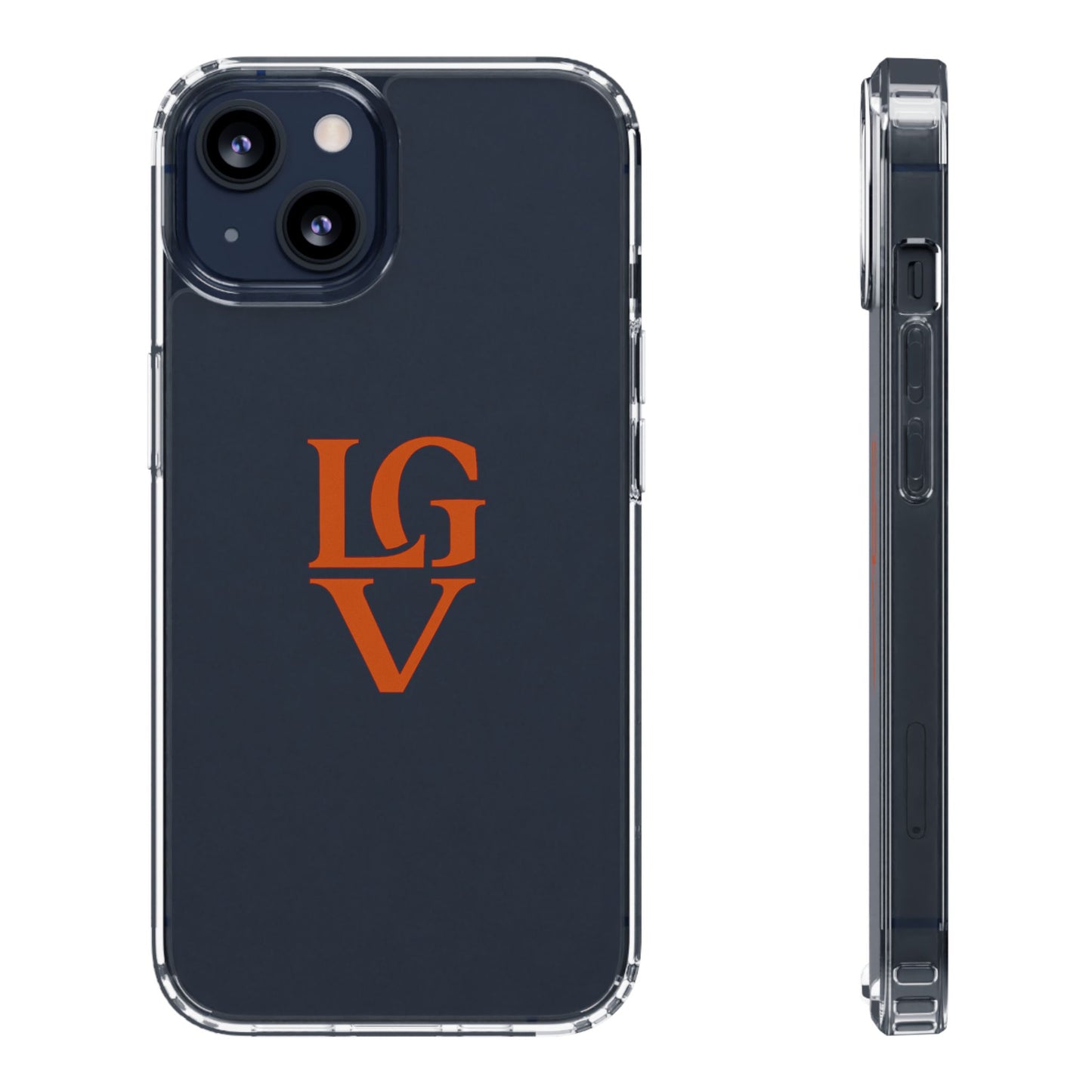 Personalized Clear Phone Case with Custom Logo, Stylish Protective Cover, Monogrammed Cell Phone Sleeve, Unique Gift Idea for Any Occasion