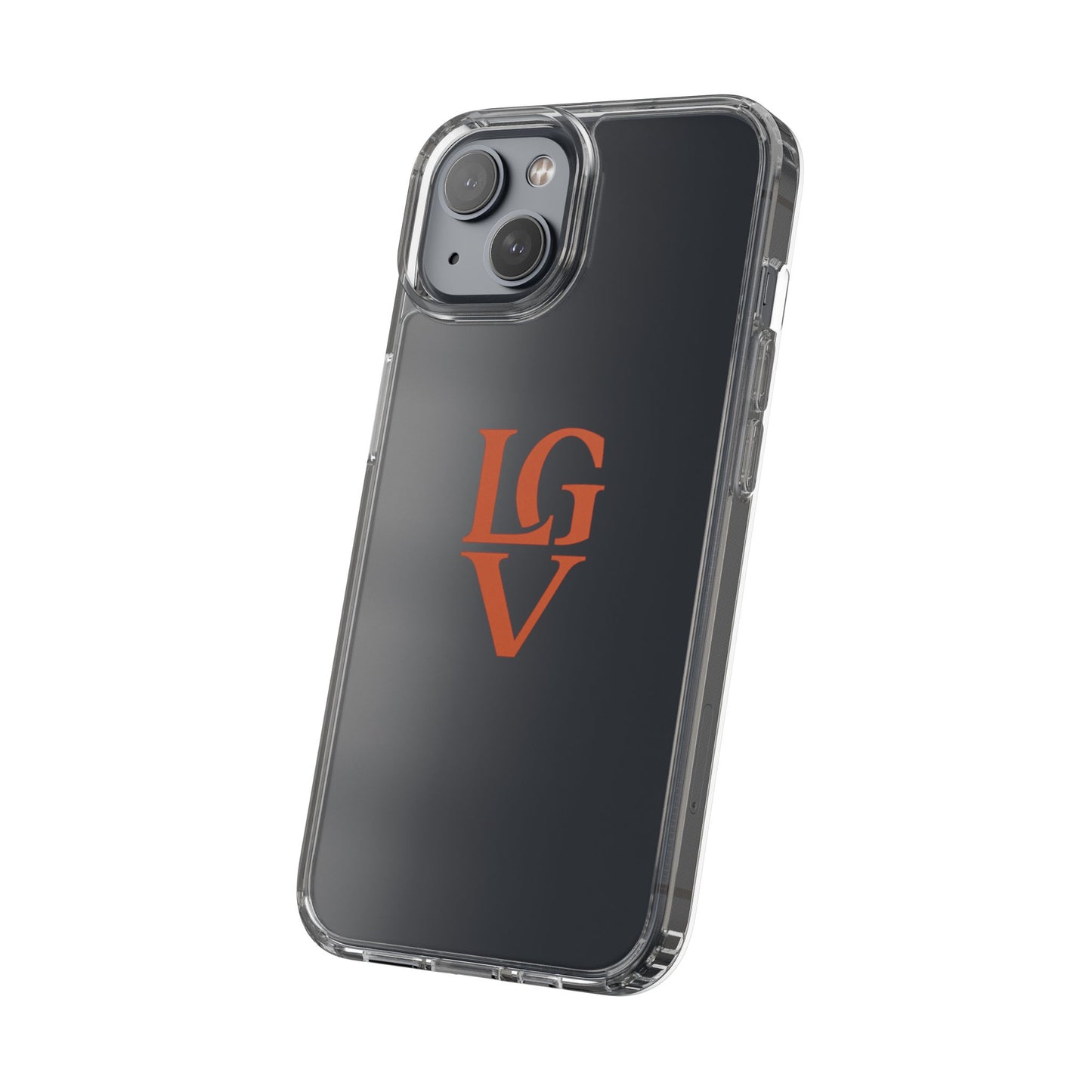 Personalized Clear Phone Case with Custom Logo, Stylish Protective Cover, Monogrammed Cell Phone Sleeve, Unique Gift Idea for Any Occasion