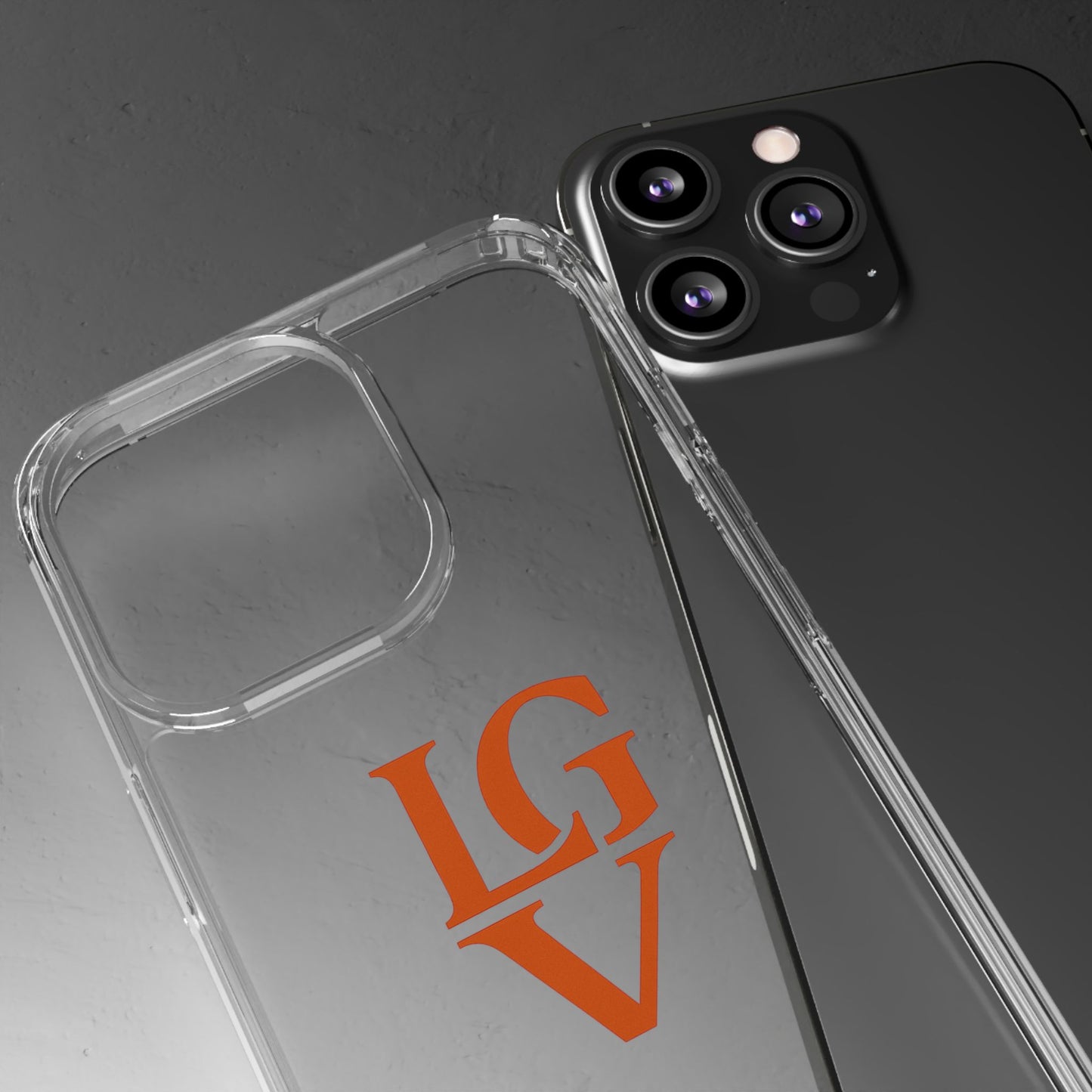 Personalized Clear Phone Case with Custom Logo, Stylish Protective Cover, Monogrammed Cell Phone Sleeve, Unique Gift Idea for Any Occasion