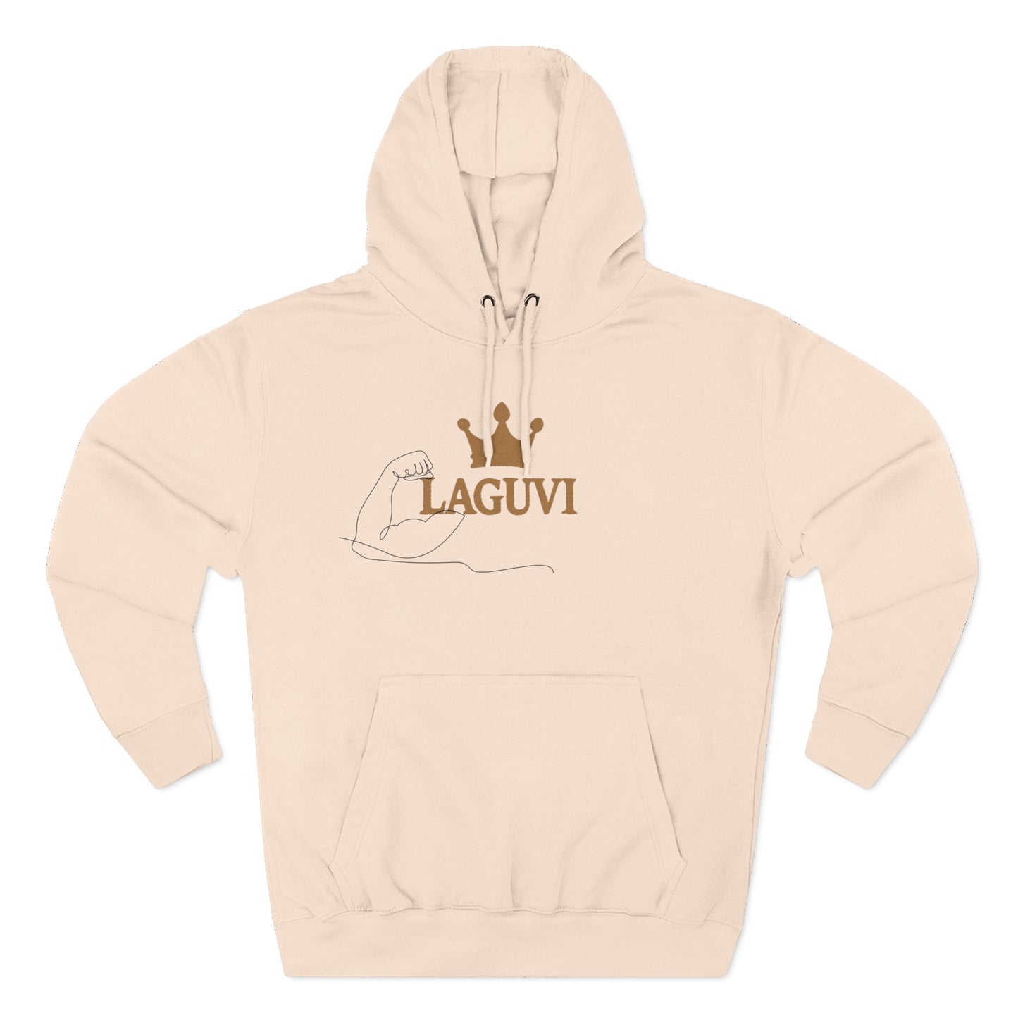 LAGUVI Cozy Fleece Hoodie with Crown Design | Trendy Sweatshirt, Casual Wear, Gift for Her, Unisex Hoodie,