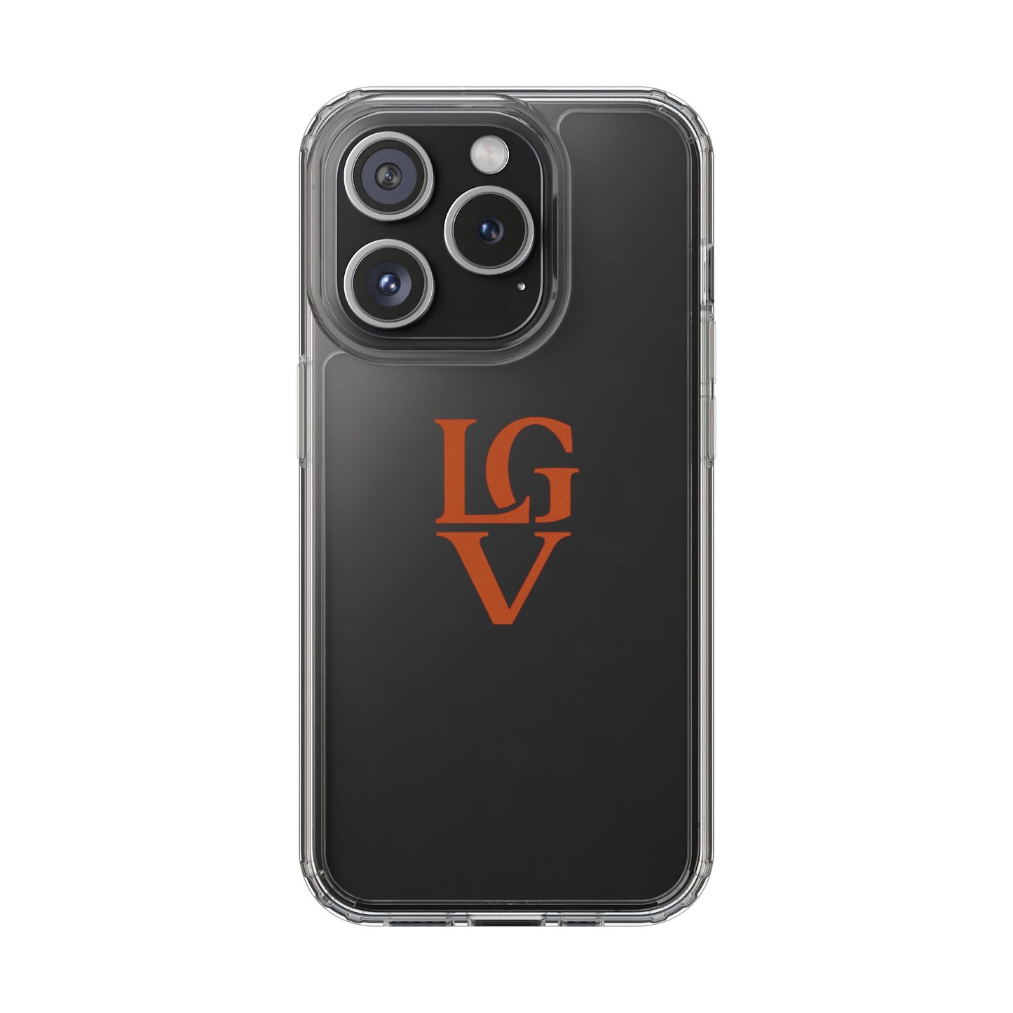 Personalized Clear Phone Case with Custom Logo, Stylish Protective Cover, Monogrammed Cell Phone Sleeve, Unique Gift Idea for Any Occasion