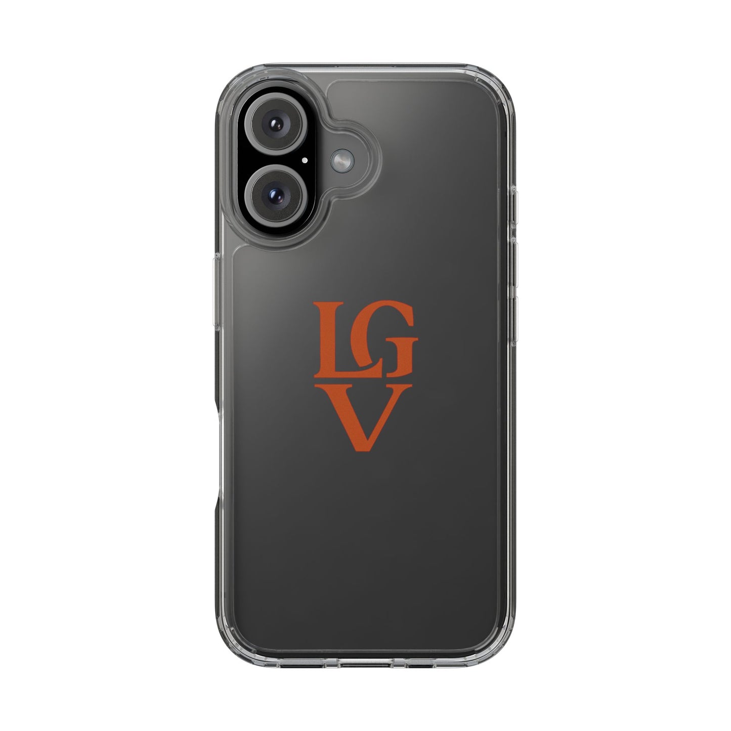 Personalized Clear Phone Case with Custom Logo, Stylish Protective Cover, Monogrammed Cell Phone Sleeve, Unique Gift Idea for Any Occasion