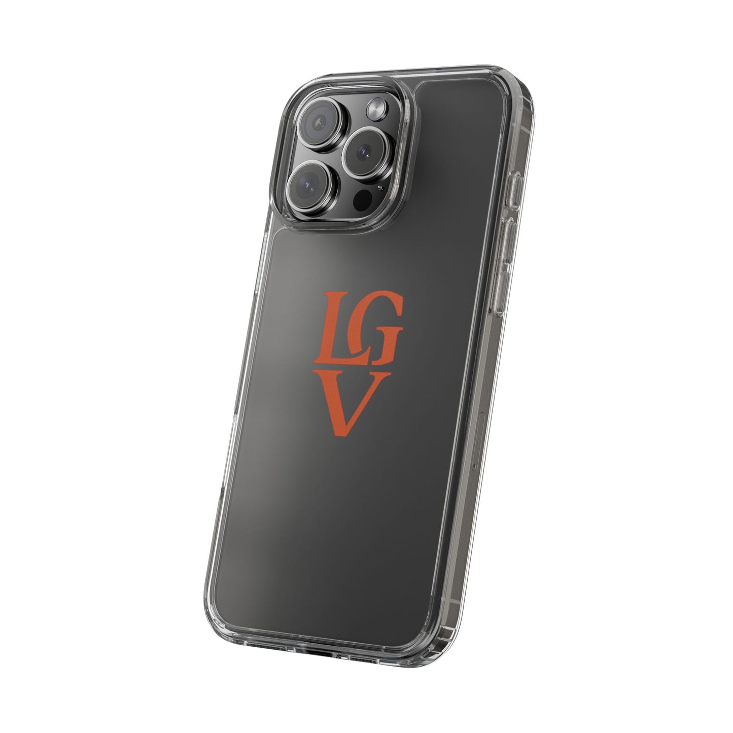 Personalized Clear Phone Case with Custom Logo, Stylish Protective Cover, Monogrammed Cell Phone Sleeve, Unique Gift Idea for Any Occasion