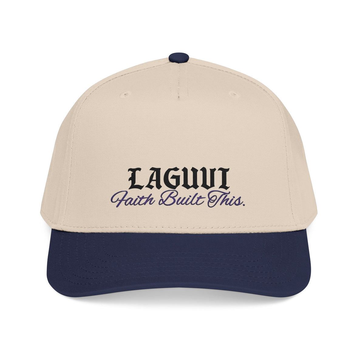 LAGUVI "Faith Built This" bleu Cap