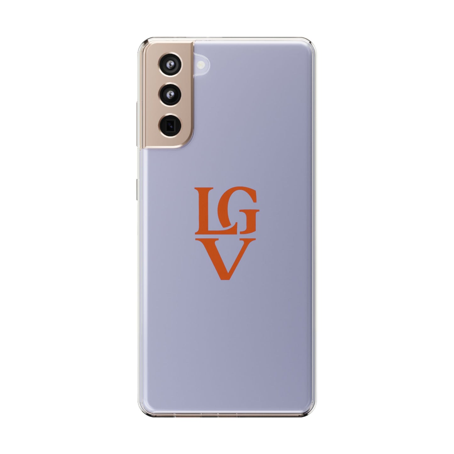 Personalized Clear Phone Case with Custom Logo, Stylish Protective Cover, Monogrammed Cell Phone Sleeve, Unique Gift Idea for Any Occasion