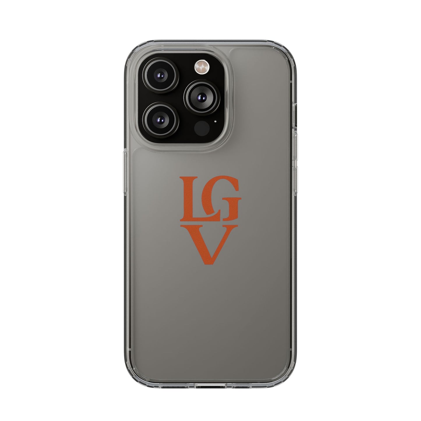Personalized Clear Phone Case with Custom Logo, Stylish Protective Cover, Monogrammed Cell Phone Sleeve, Unique Gift Idea for Any Occasion