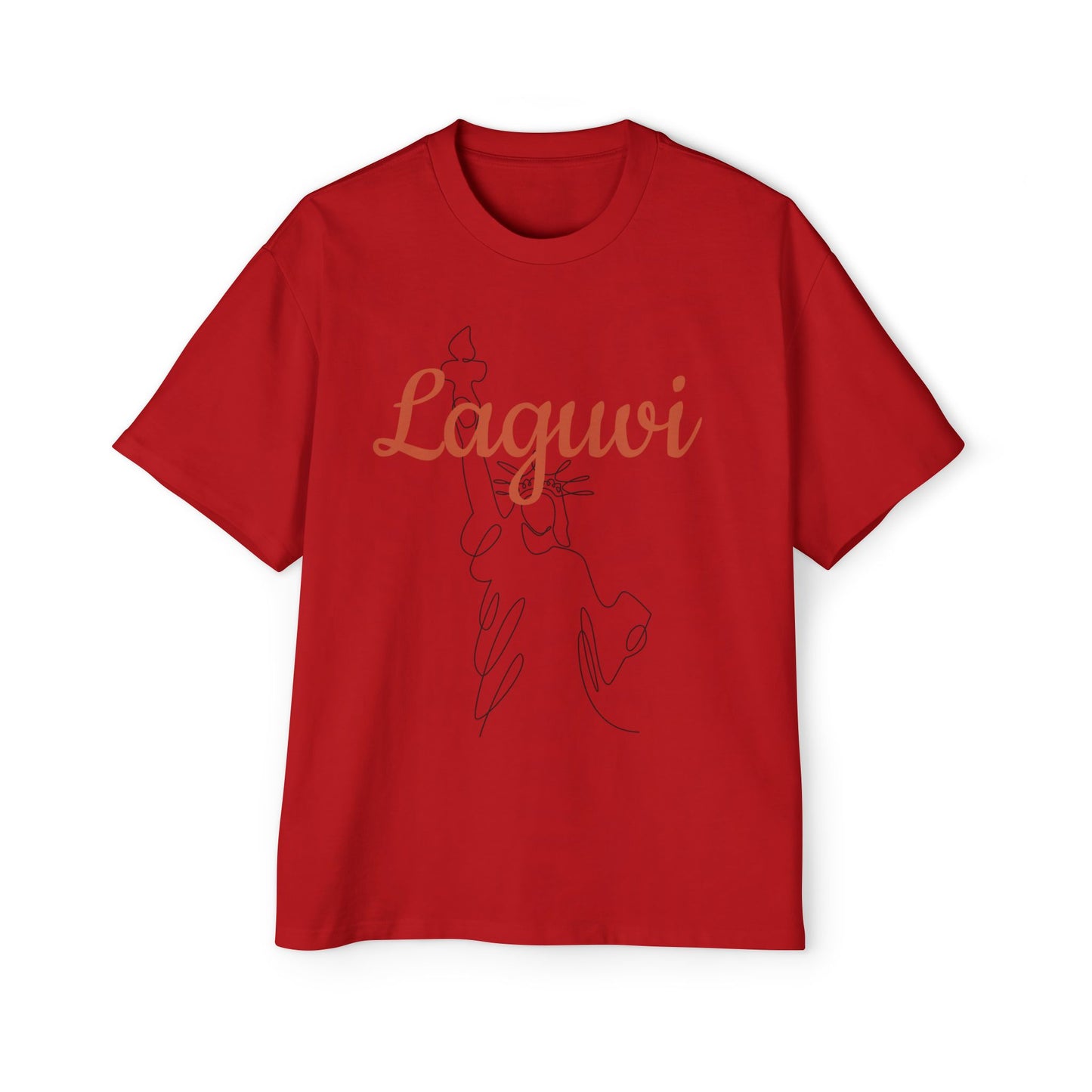 LAGUVI Stylish Oversized Men’s Tee - Graphic Streetwear, Casual Gift, Summer Fashion, Unique Trendy Tee, Comfortable Daily Wear