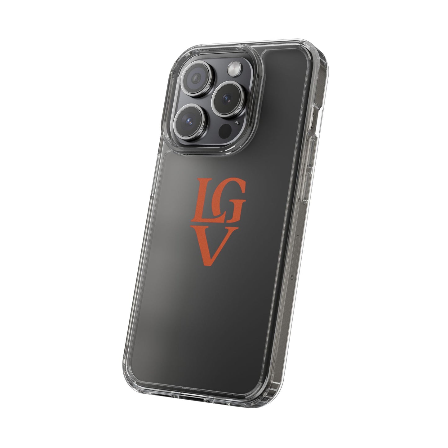 Personalized Clear Phone Case with Custom Logo, Stylish Protective Cover, Monogrammed Cell Phone Sleeve, Unique Gift Idea for Any Occasion