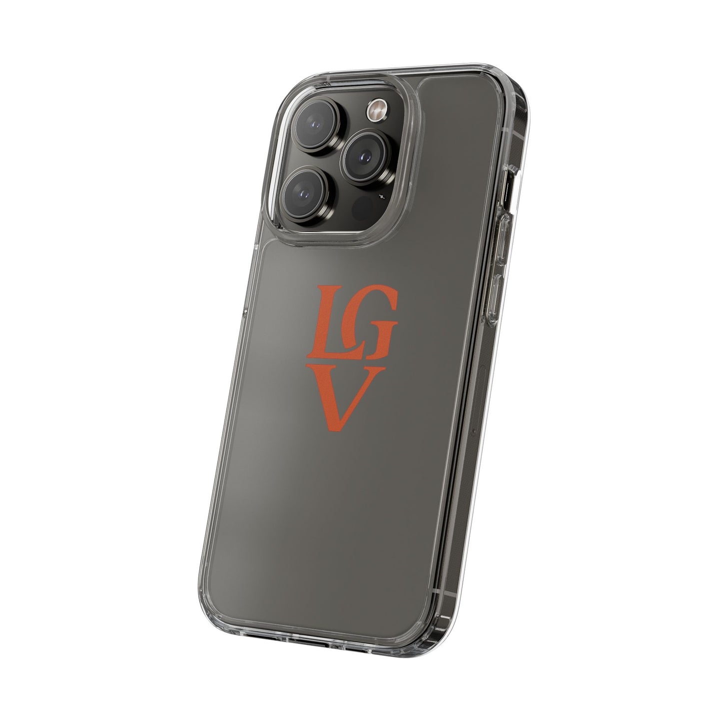 Personalized Clear Phone Case with Custom Logo, Stylish Protective Cover, Monogrammed Cell Phone Sleeve, Unique Gift Idea for Any Occasion